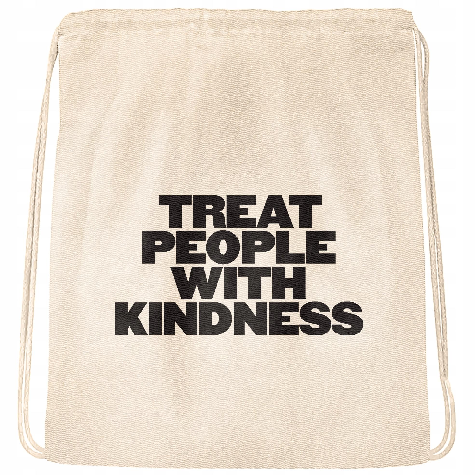 Plecak bawełniany 34×40 Harry Styles Treat People With Kindness