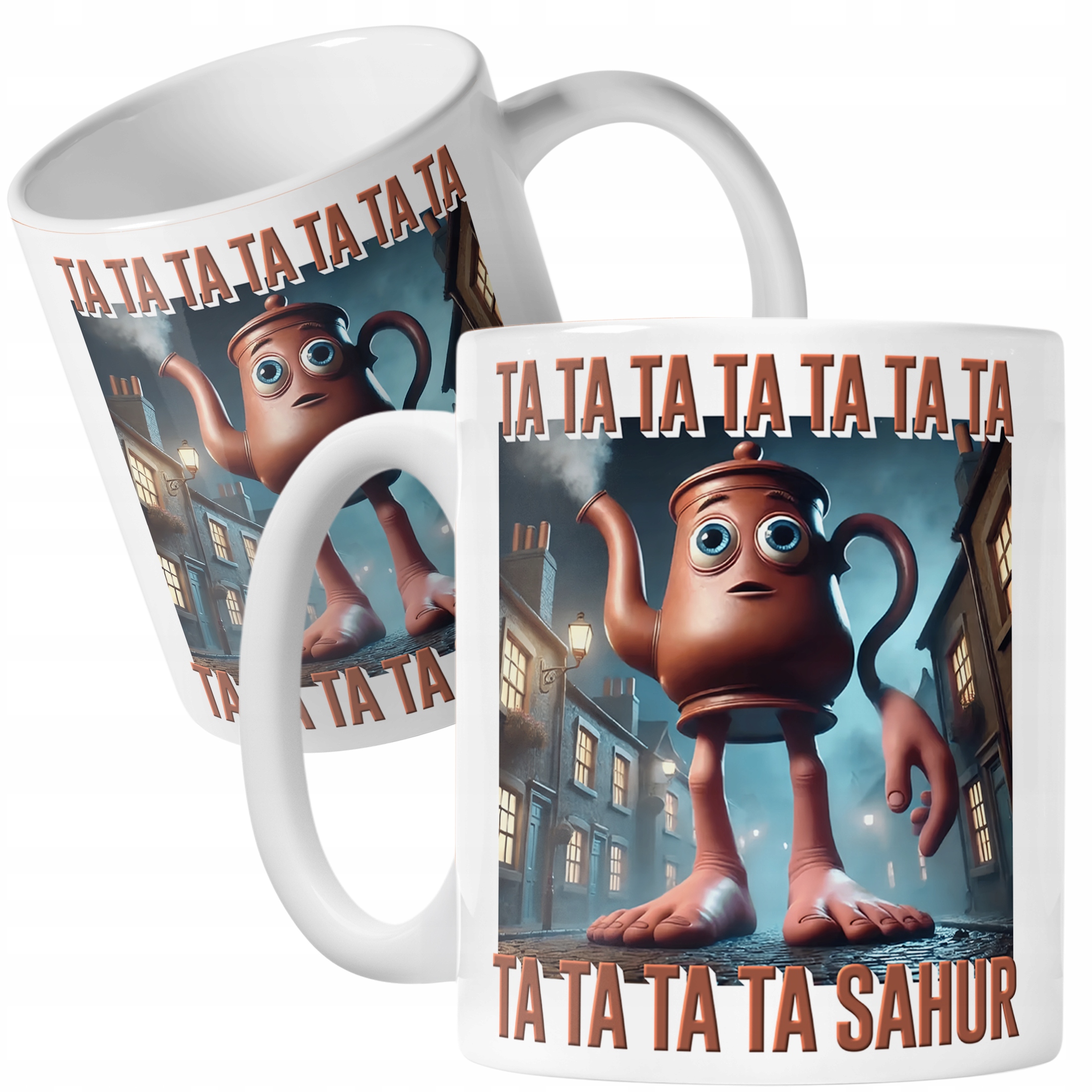 Kubek ceramiczny Tata Tata Sahur viral tiktok brainrot mem