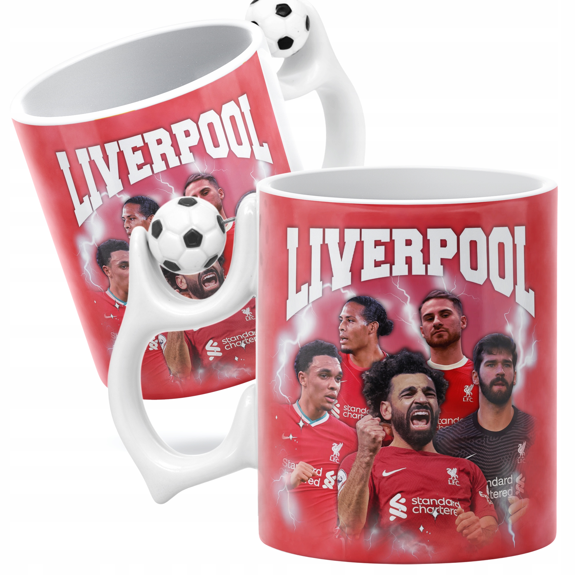 Zestaw Kubek Piłkarski + Plecak Liverpool Salah Baker