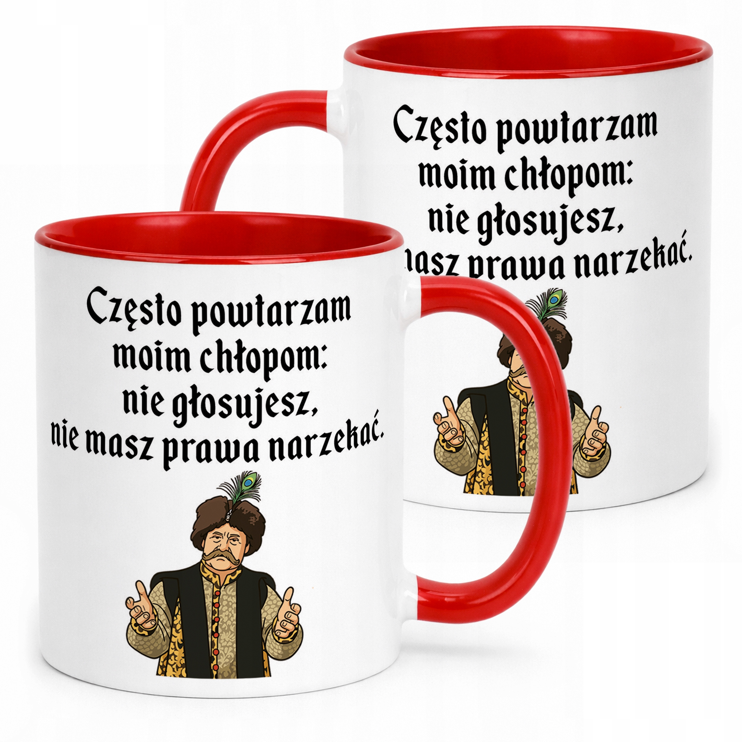 Kubek ceramiczny 1670 Często Powtarzam Moim Chłopom Jan Paweł Prezent