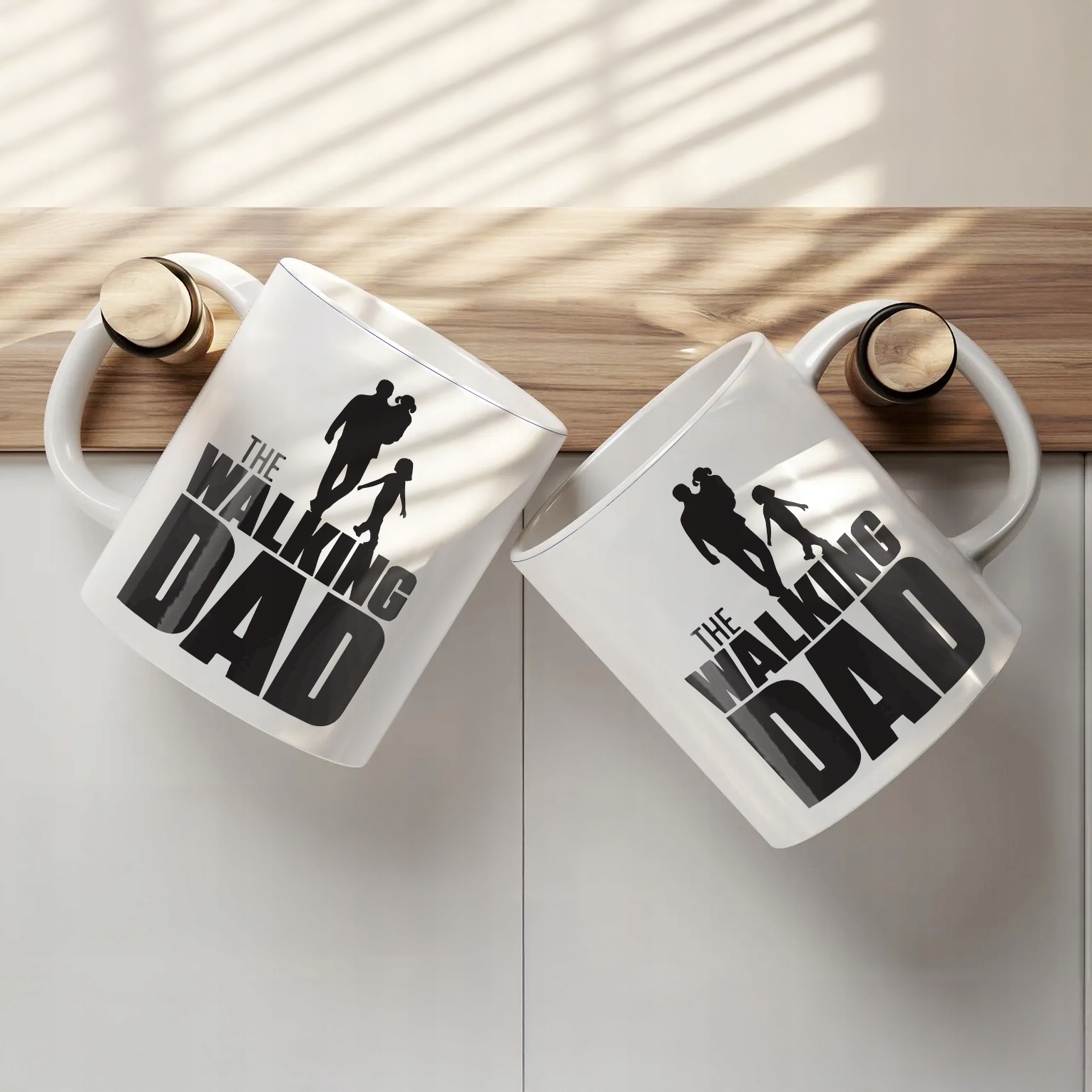 Zestaw Kubek + Poduszka Dzień Ojca Dla Taty The Walking Dad Prezent