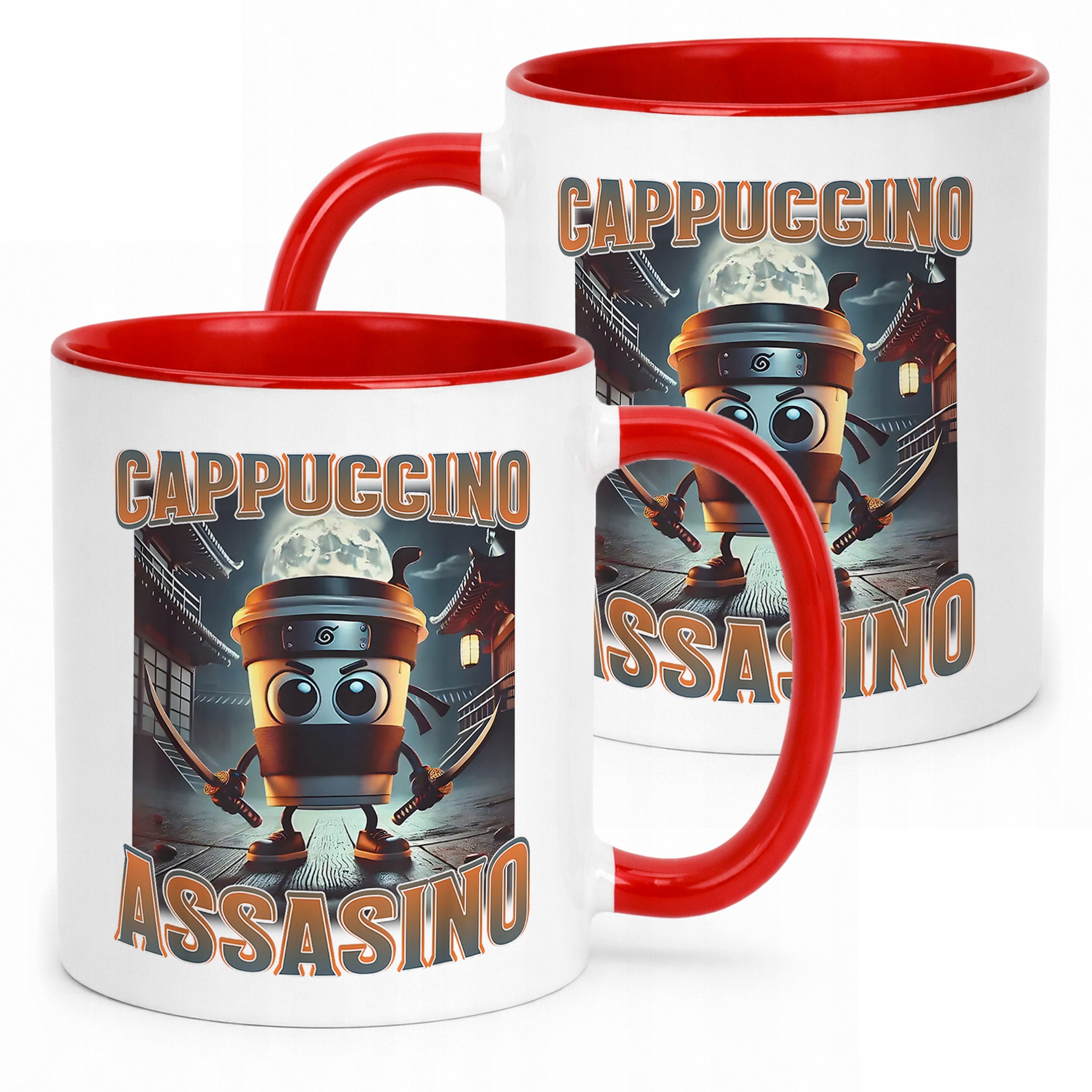 Kubek ceramiczny Cappuccino Assassino viral tiktok brainrot