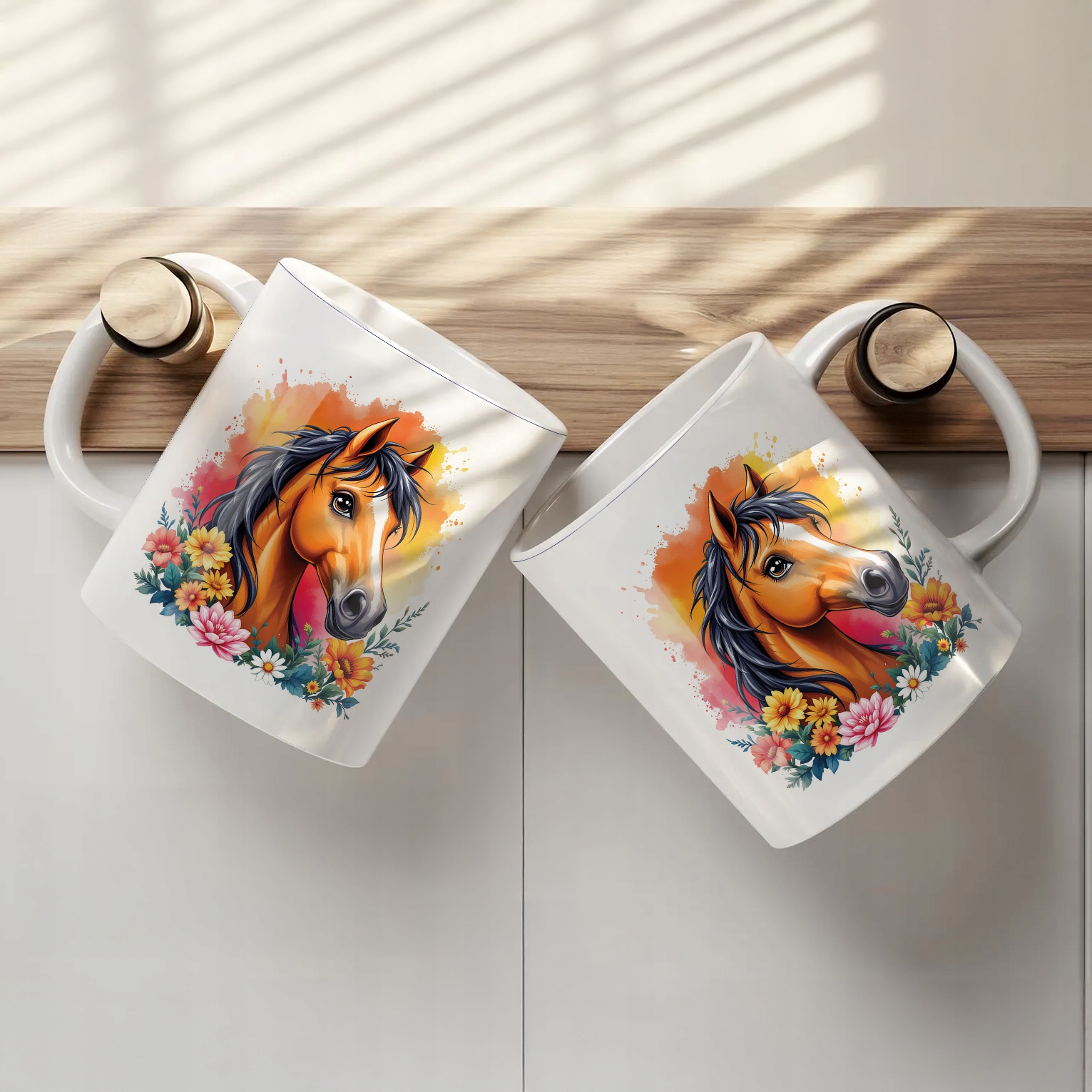 Kubek ceramiczny Z Koniem Koń Słodki Dla Dzieci Dla Koniar Prezent