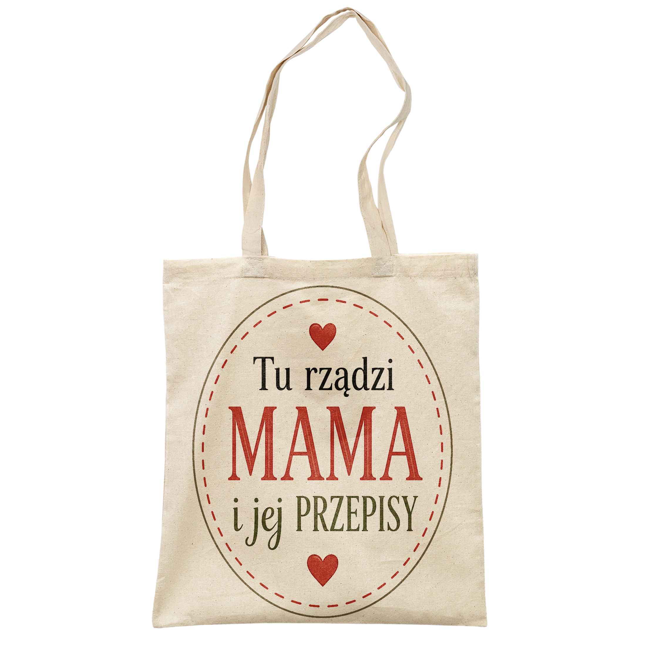 Prezent na Dzień Matki torba bawełniana dla mamy piękny upominek dla mamy