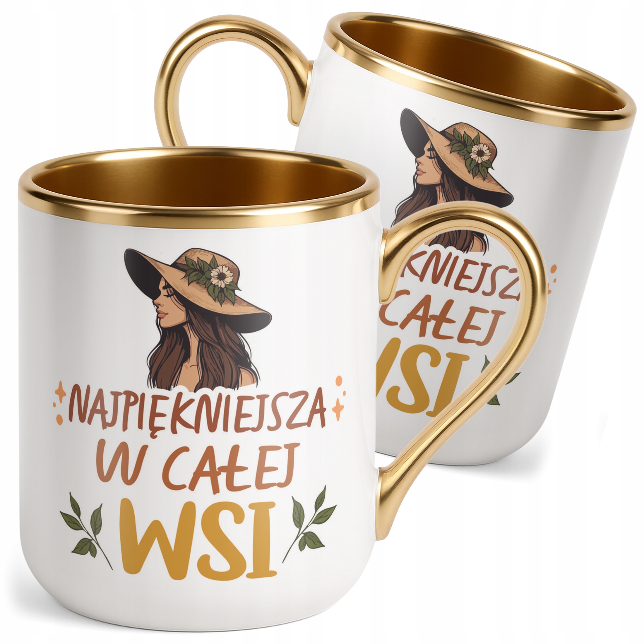 Kubek Premium Złoty Dzień Kobiet Zabawny Prezent Upominek Dla Kobiety