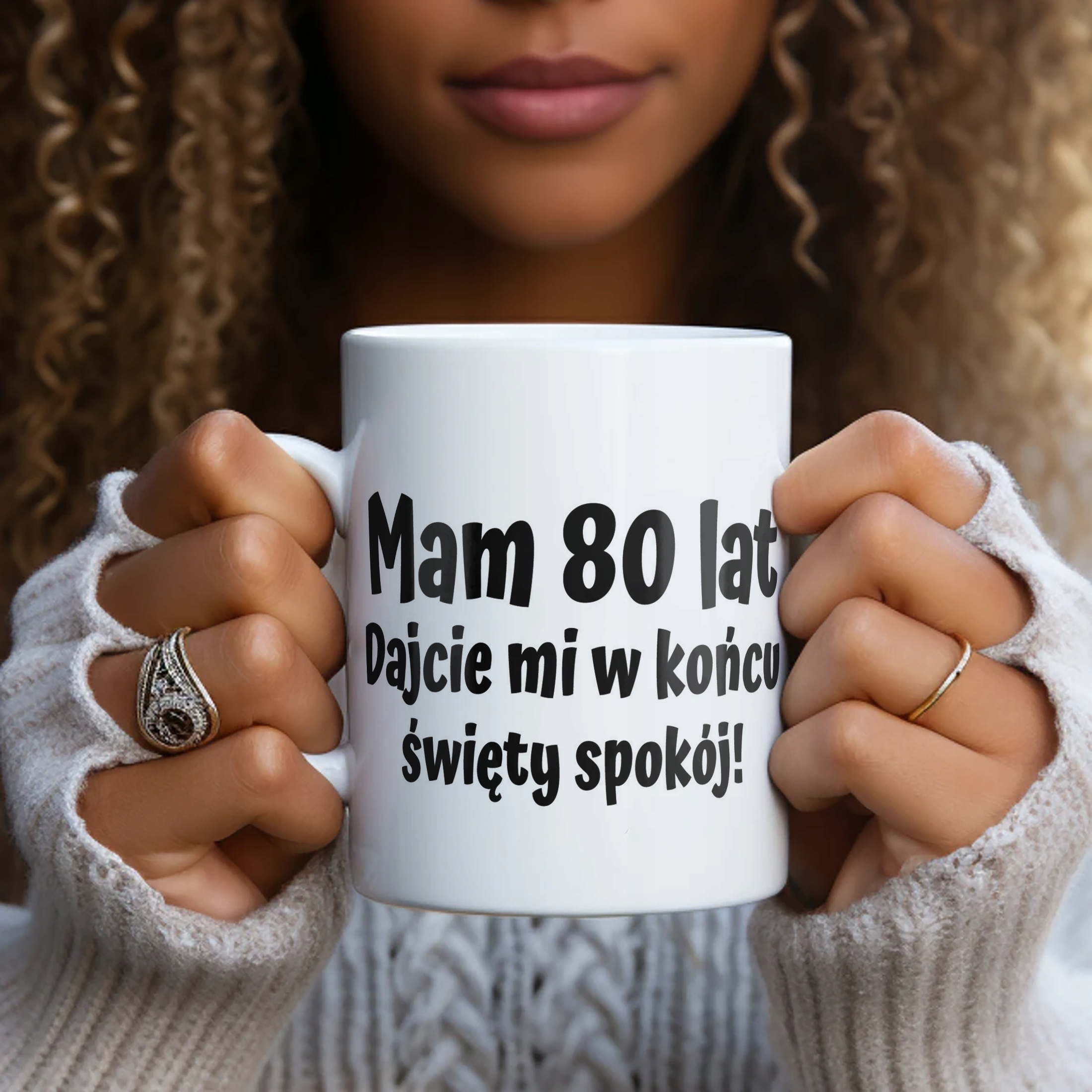 Kubek ceramiczny Mam 80 Lat Na Urodziny Prezent Upominek