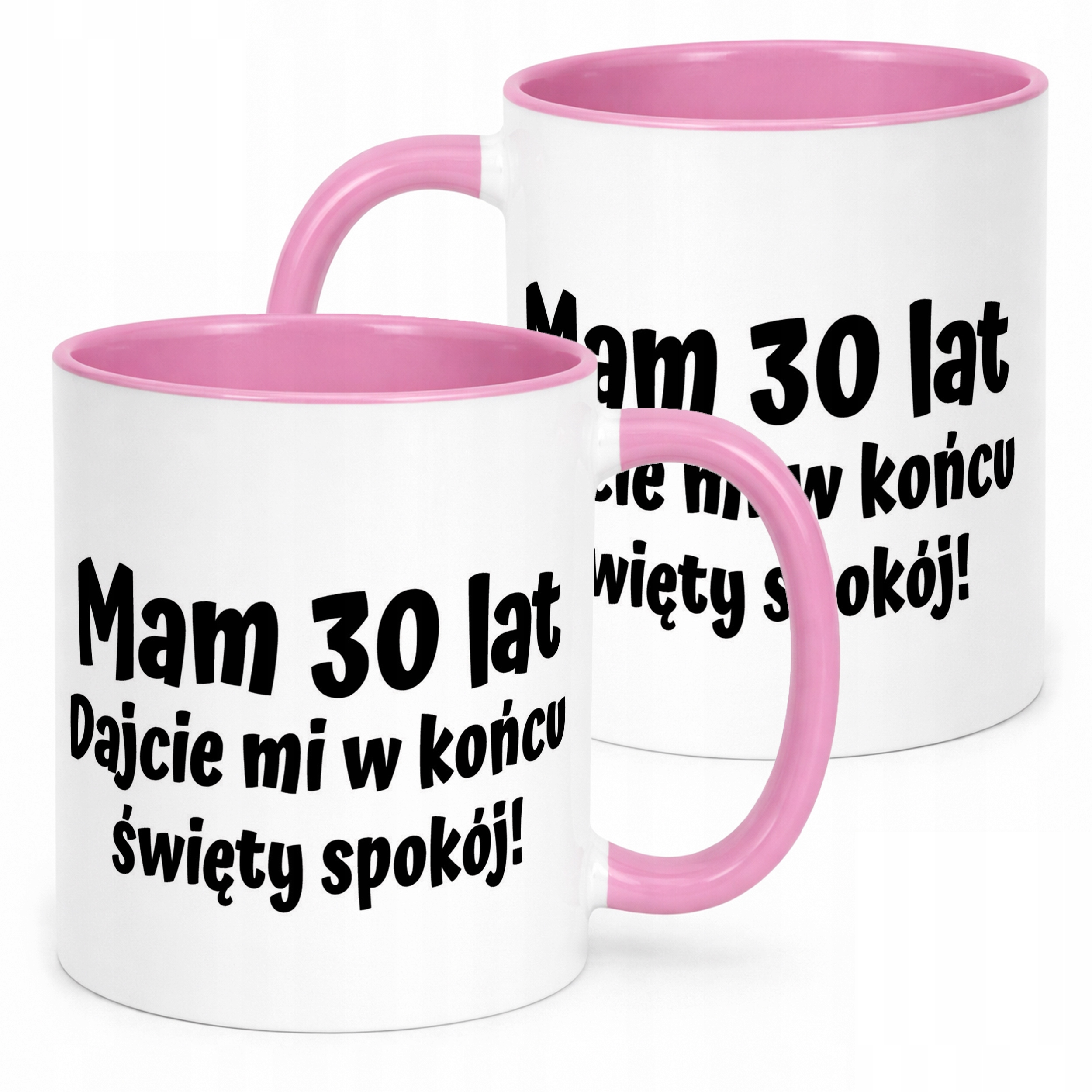 Kubek Różowy Mam 30 Lat Na Urodziny Prezent Upominek