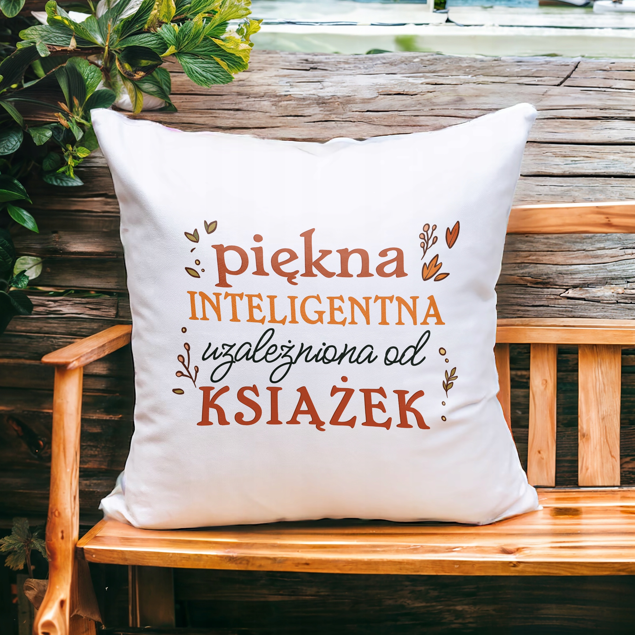Poduszka 38x38cm Dzień Kobiet Prezent Dla Kobiety Piękna Inteligenta