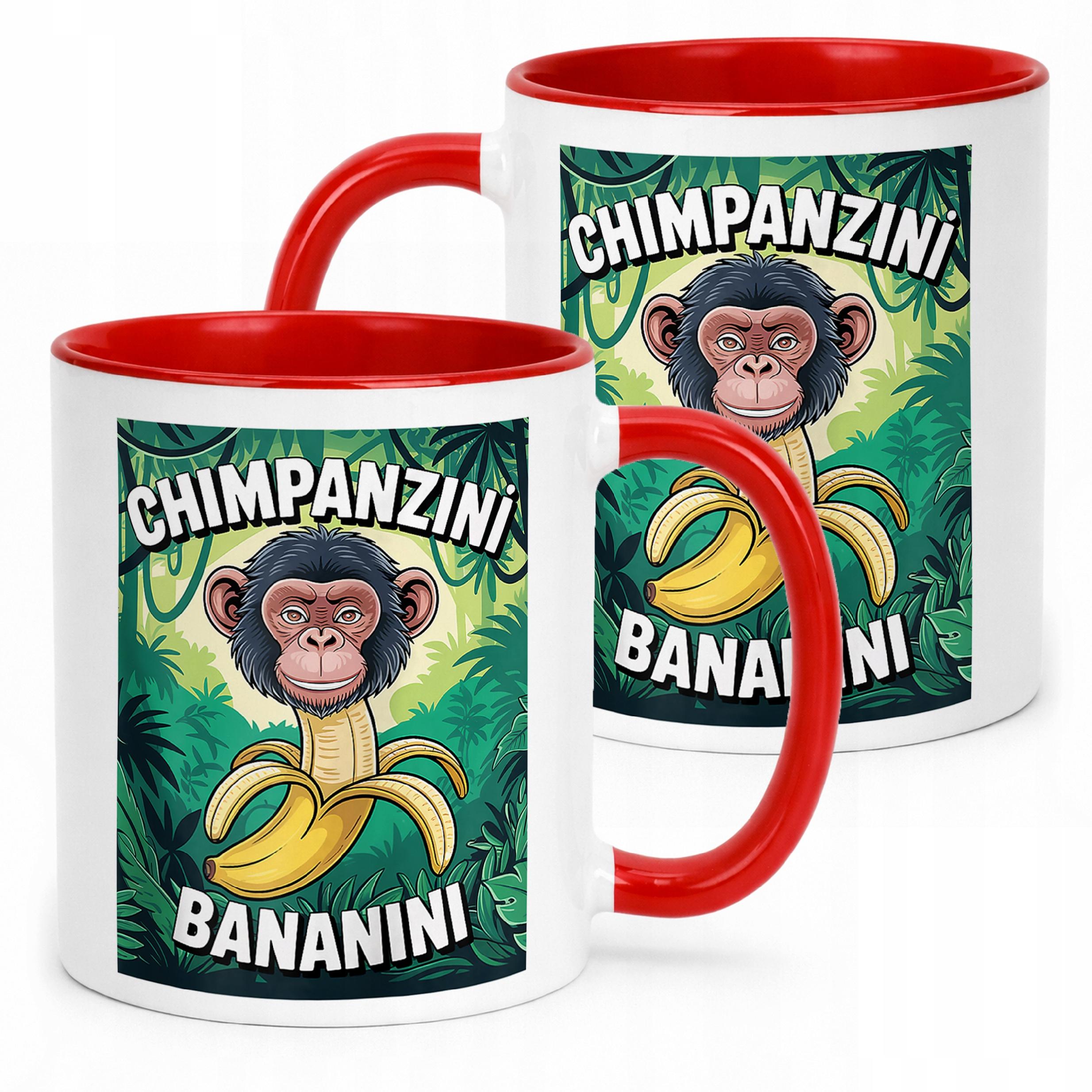 Kubek ceramiczny Chimpanzini Bananini viral tiktok brainrot