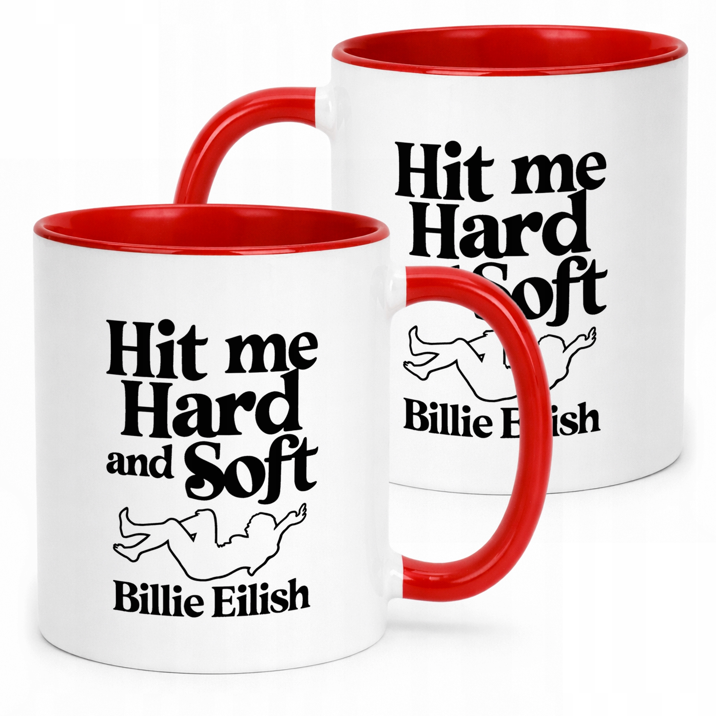 Kubek Czerwony Billie Eilish Hit Me Hard And Soft Dla Fanów Prezent