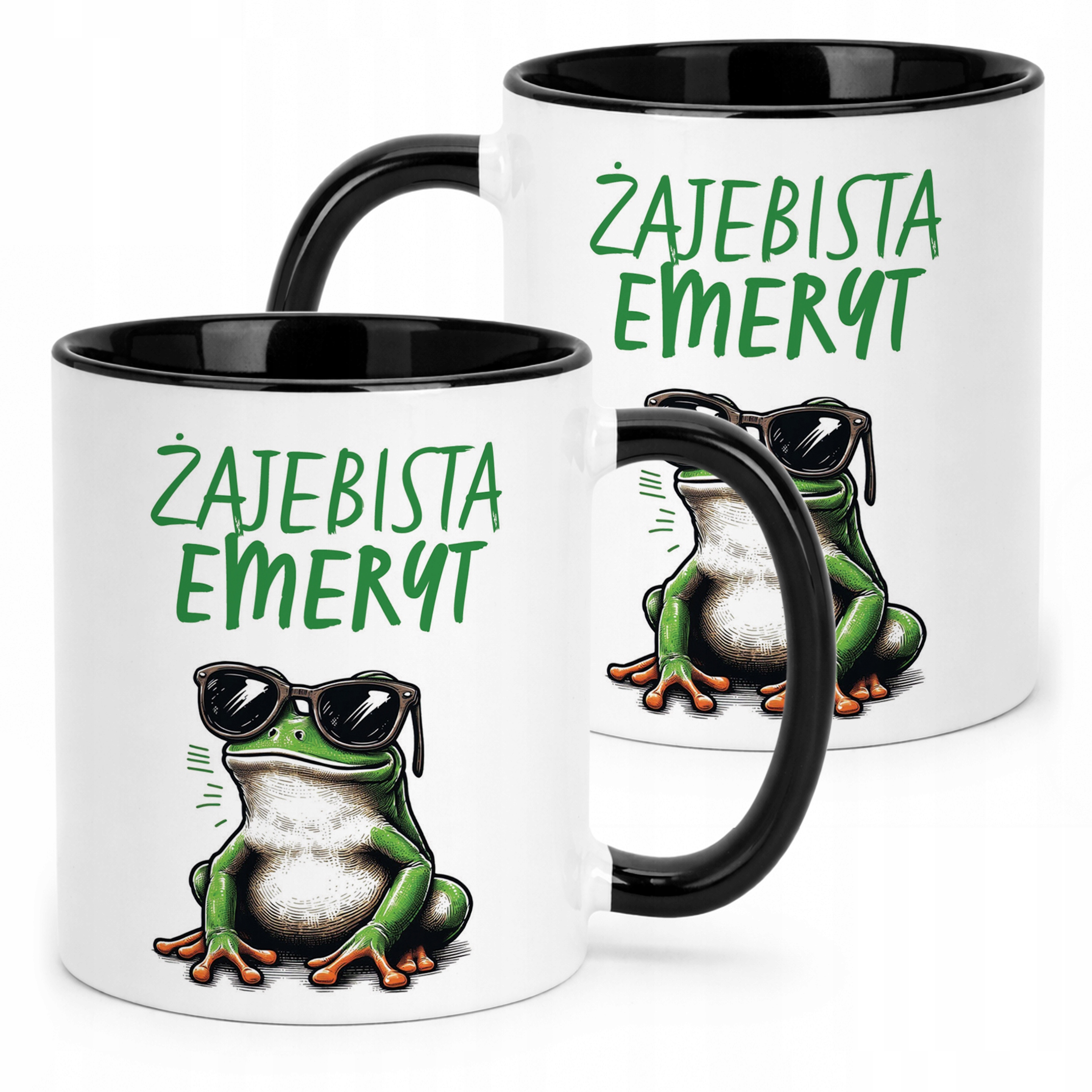 Kubek Czarny Z okazji Emerytury Dla Emeryta Prezent Upominek