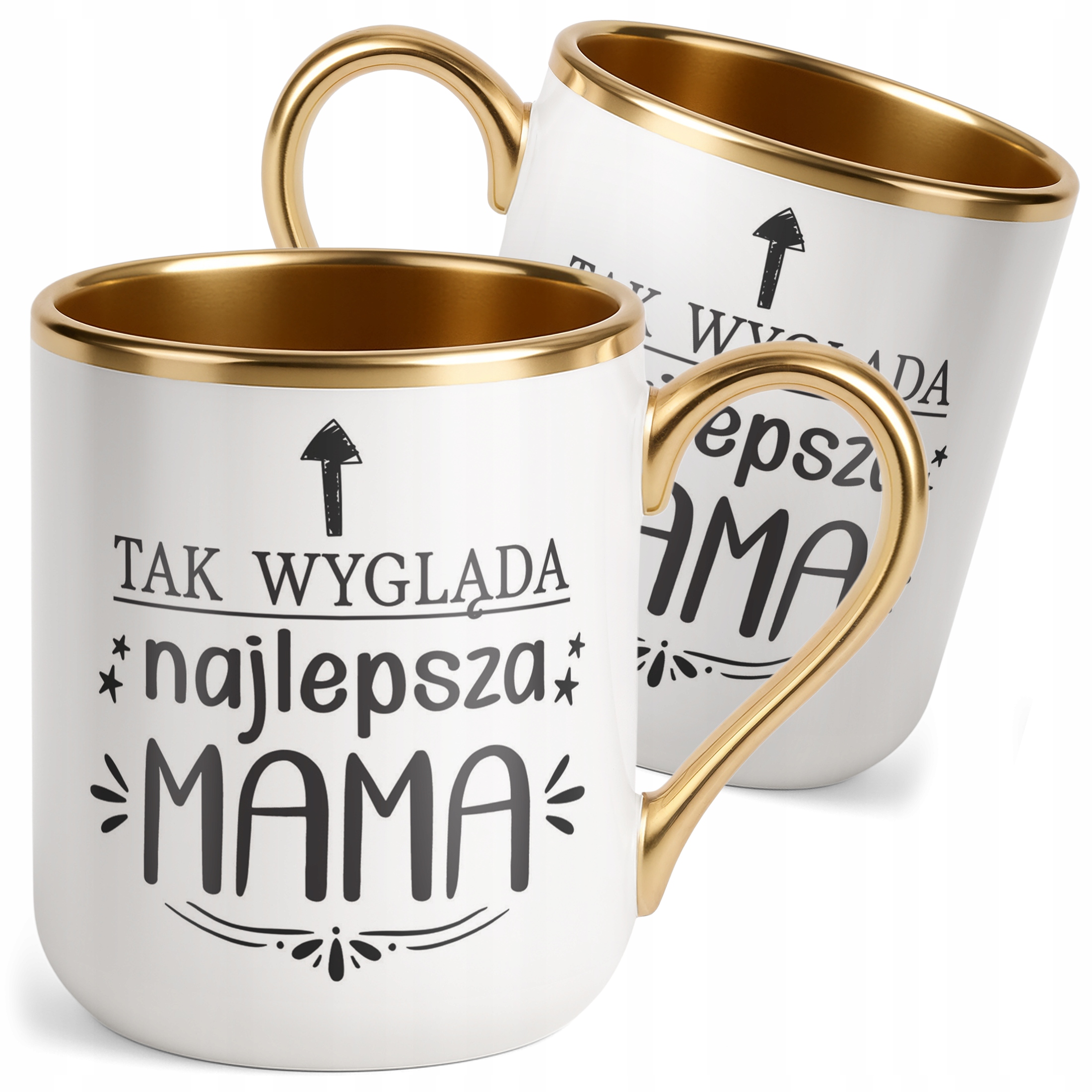 Kubek Premium Złoty Dzień Matki Dla Mamy Prezent Najlepsza Mama