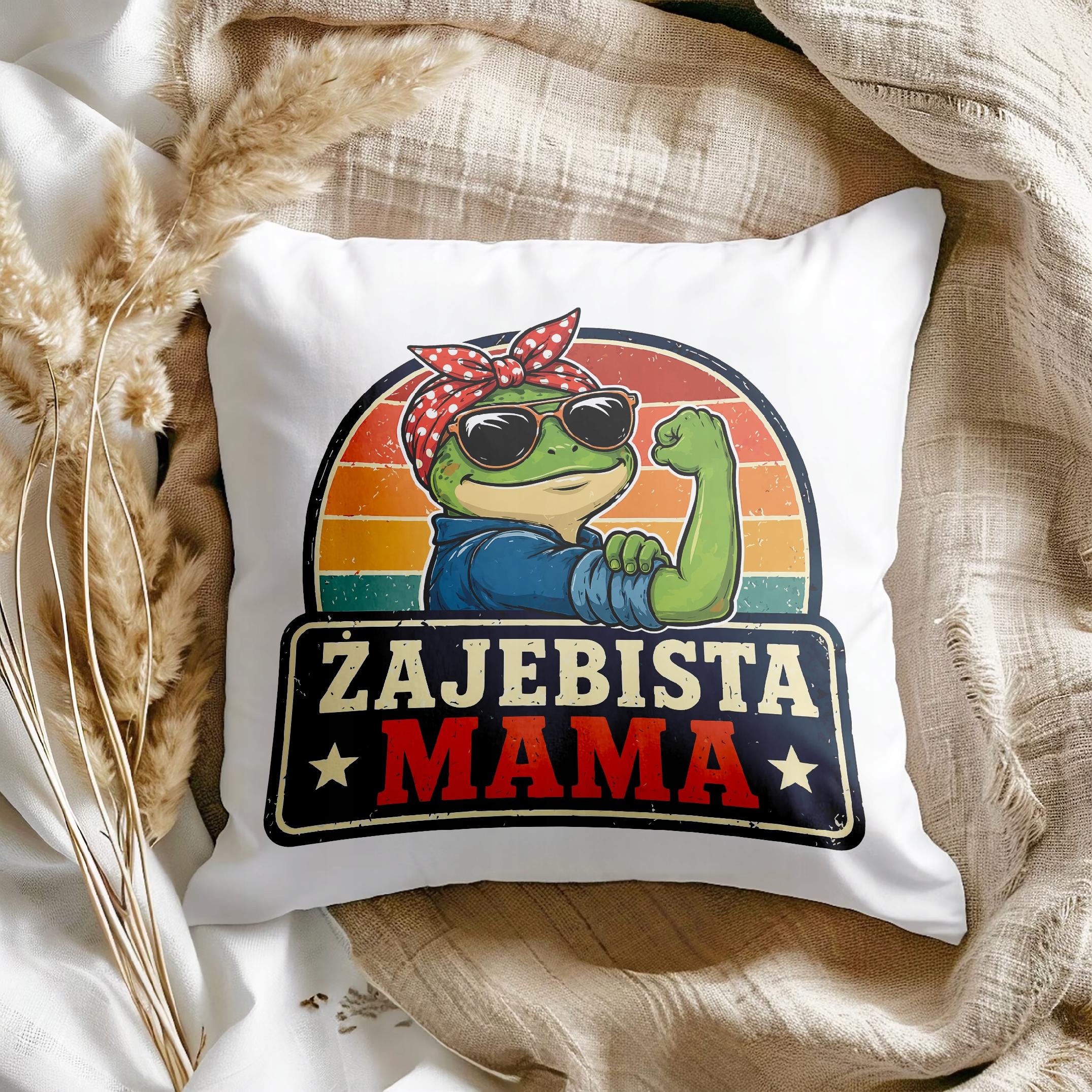 Poduszka dla mamy 38x38cm prezent na Dzień Matki pomysł na prezent mamy