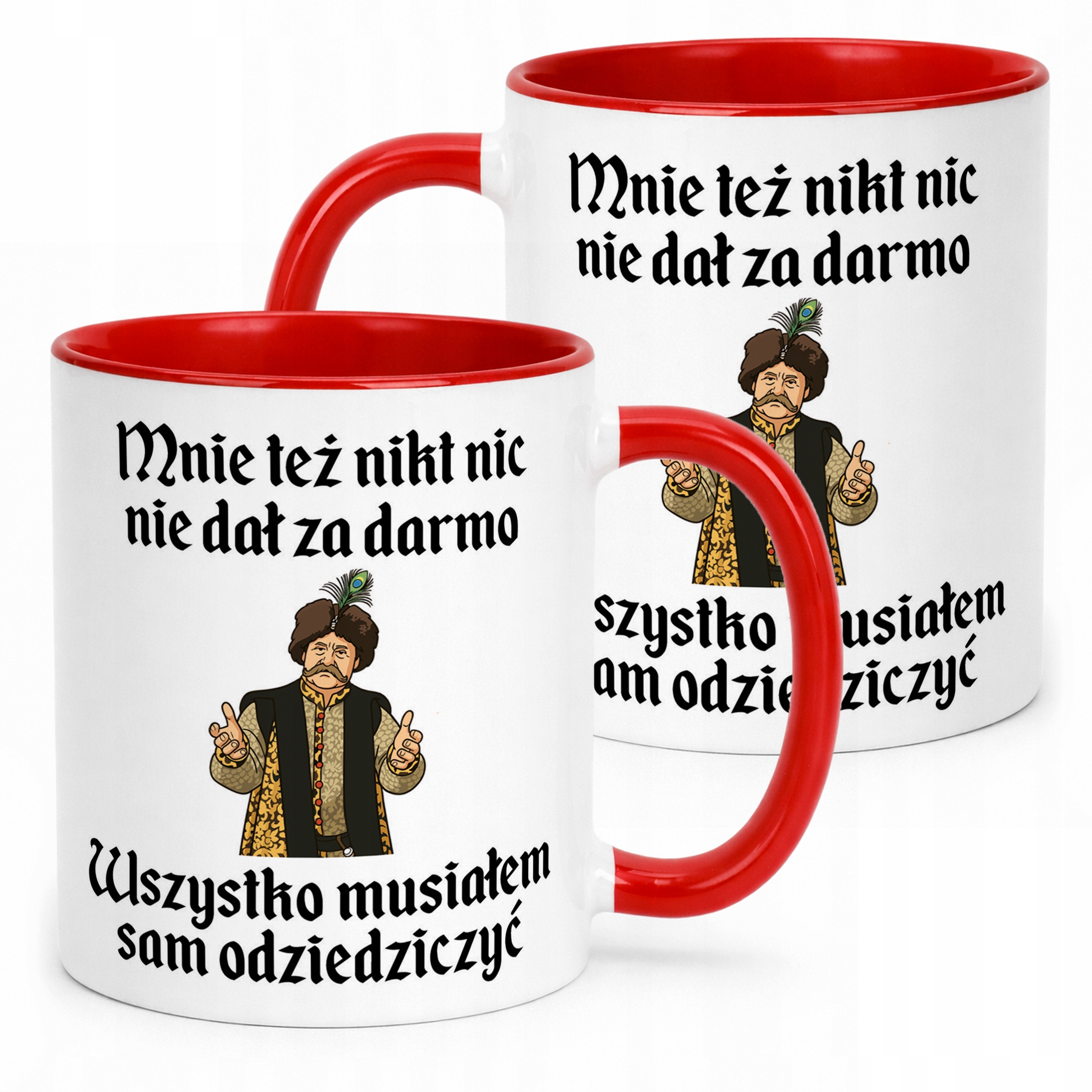 Kubek ceramiczny 1670 Musiałem Sam Odziedziczyć Jan Paweł Prezent