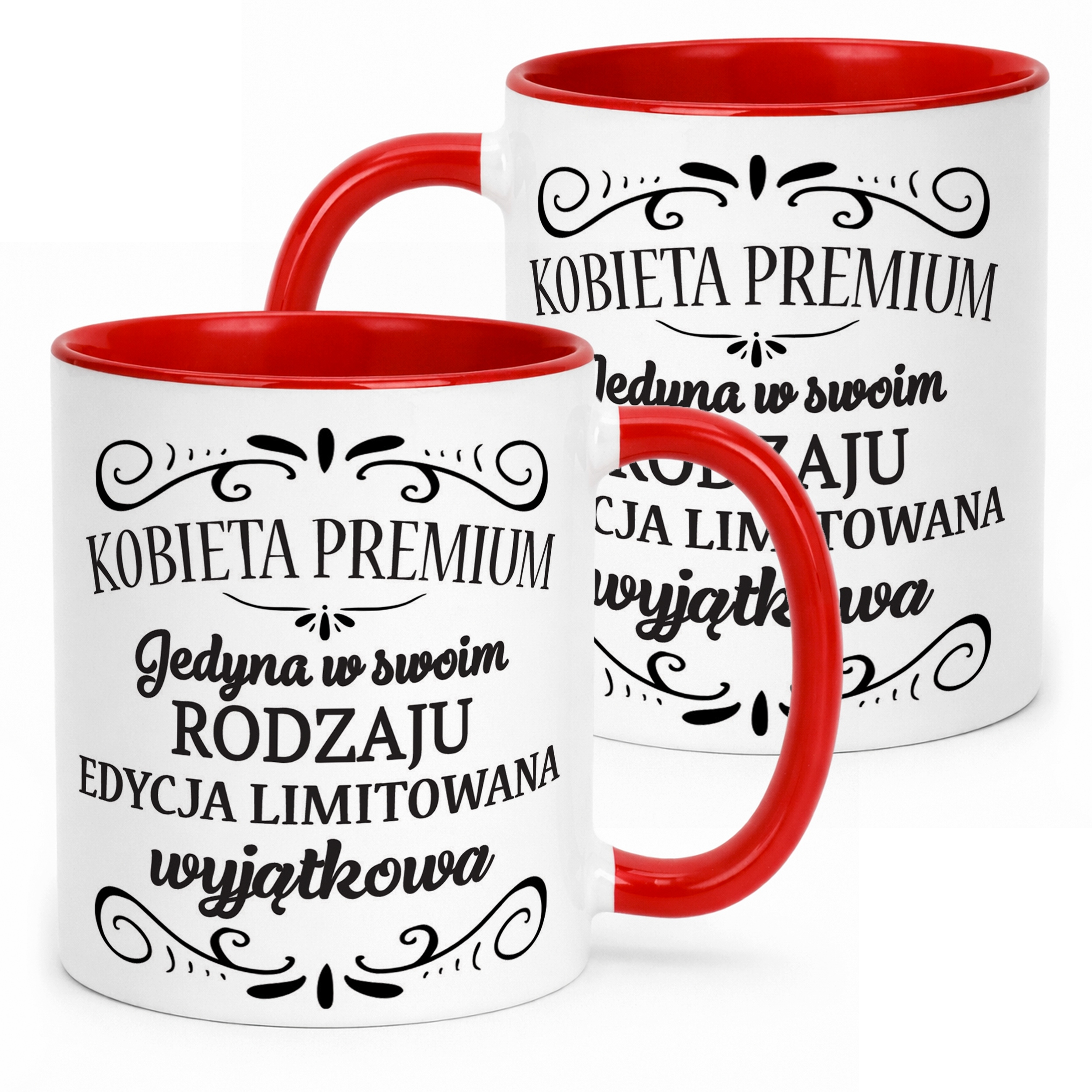 Kubek Czerwony Dzień Kobiet Dla Kobiety Dziewczyny Prezent Upominek