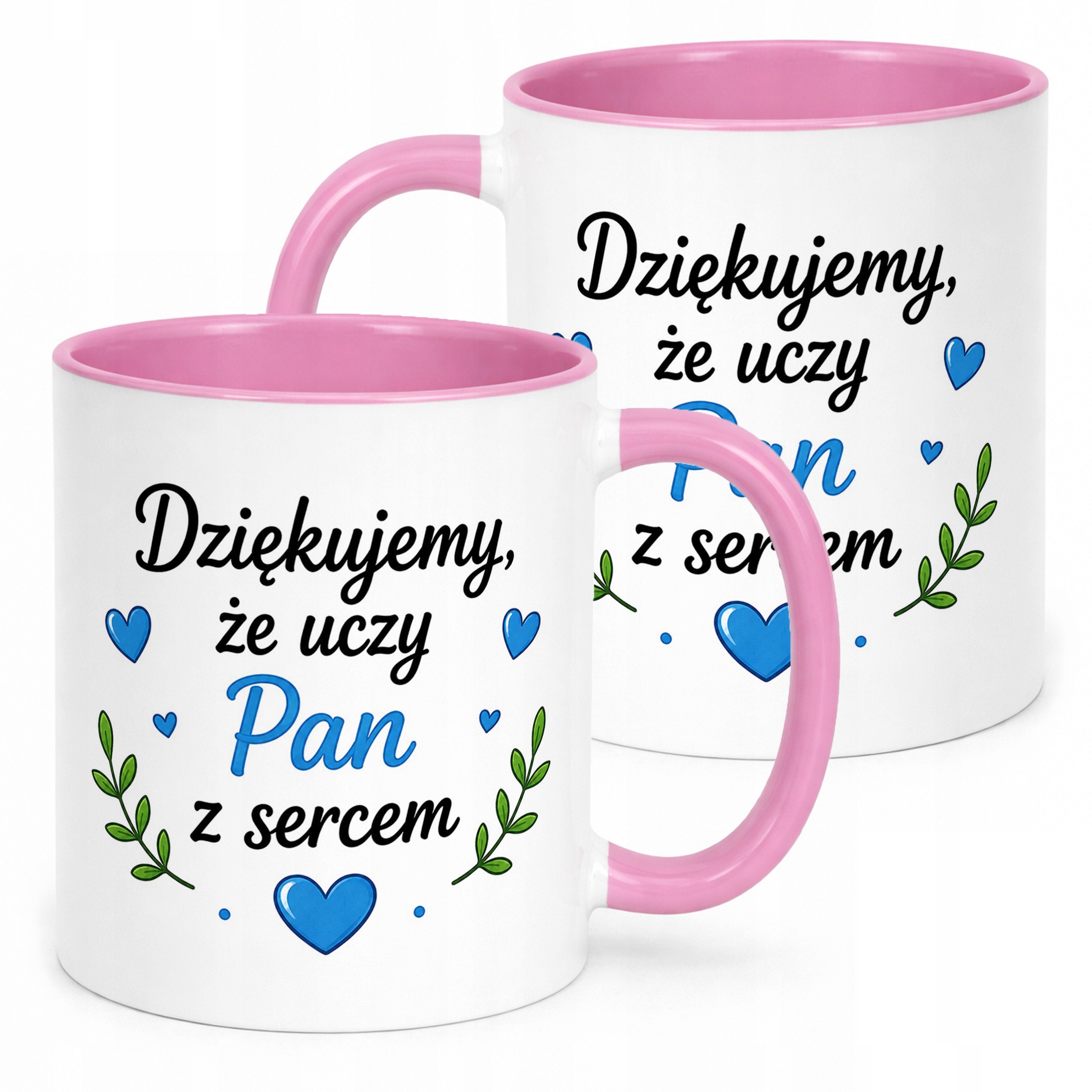 Kubek Różowy Dzień Nauczyciela Dla Nauczyciela Prezent Upominek