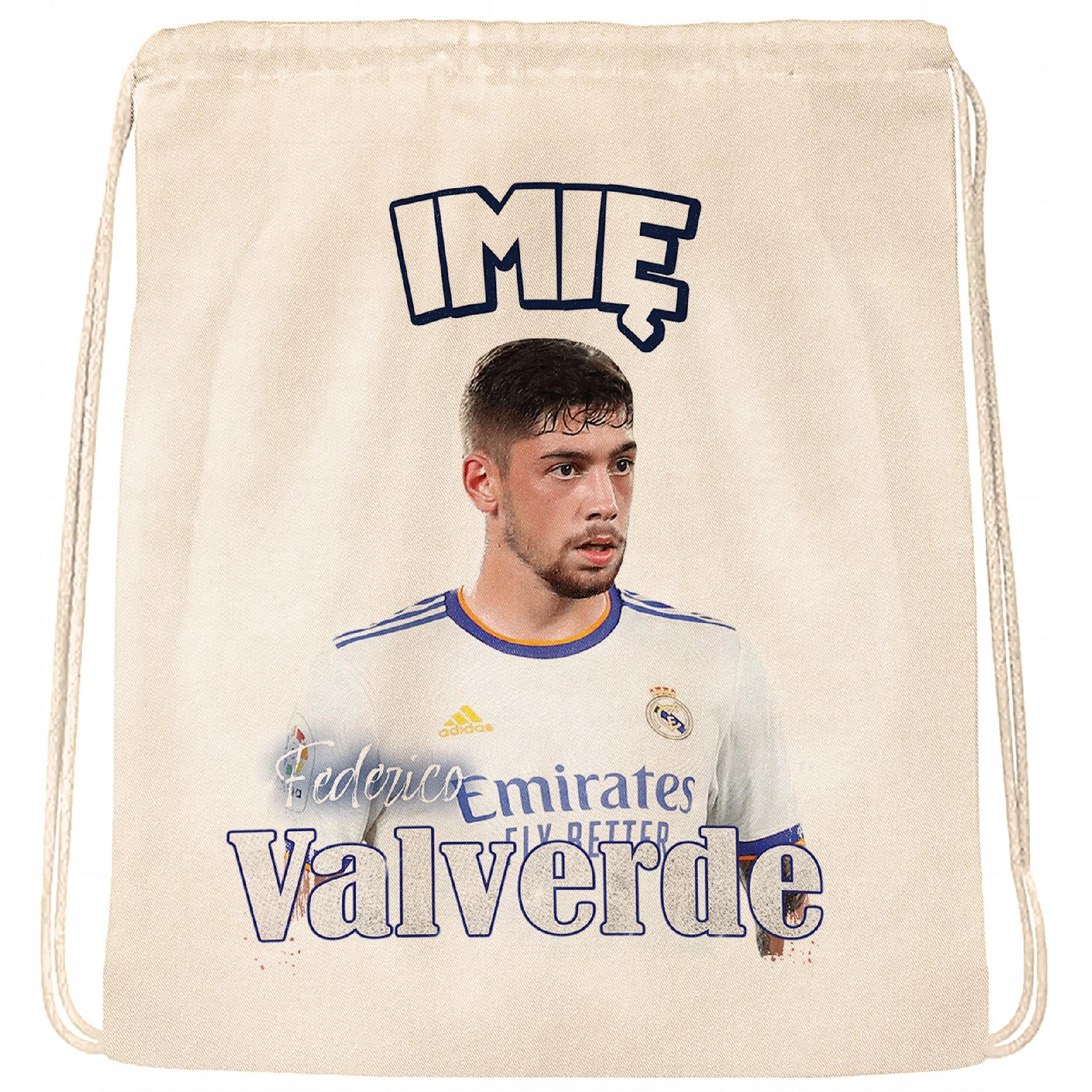 Plecak personalizowany Federico Valverde dla kibiców Real Madryt