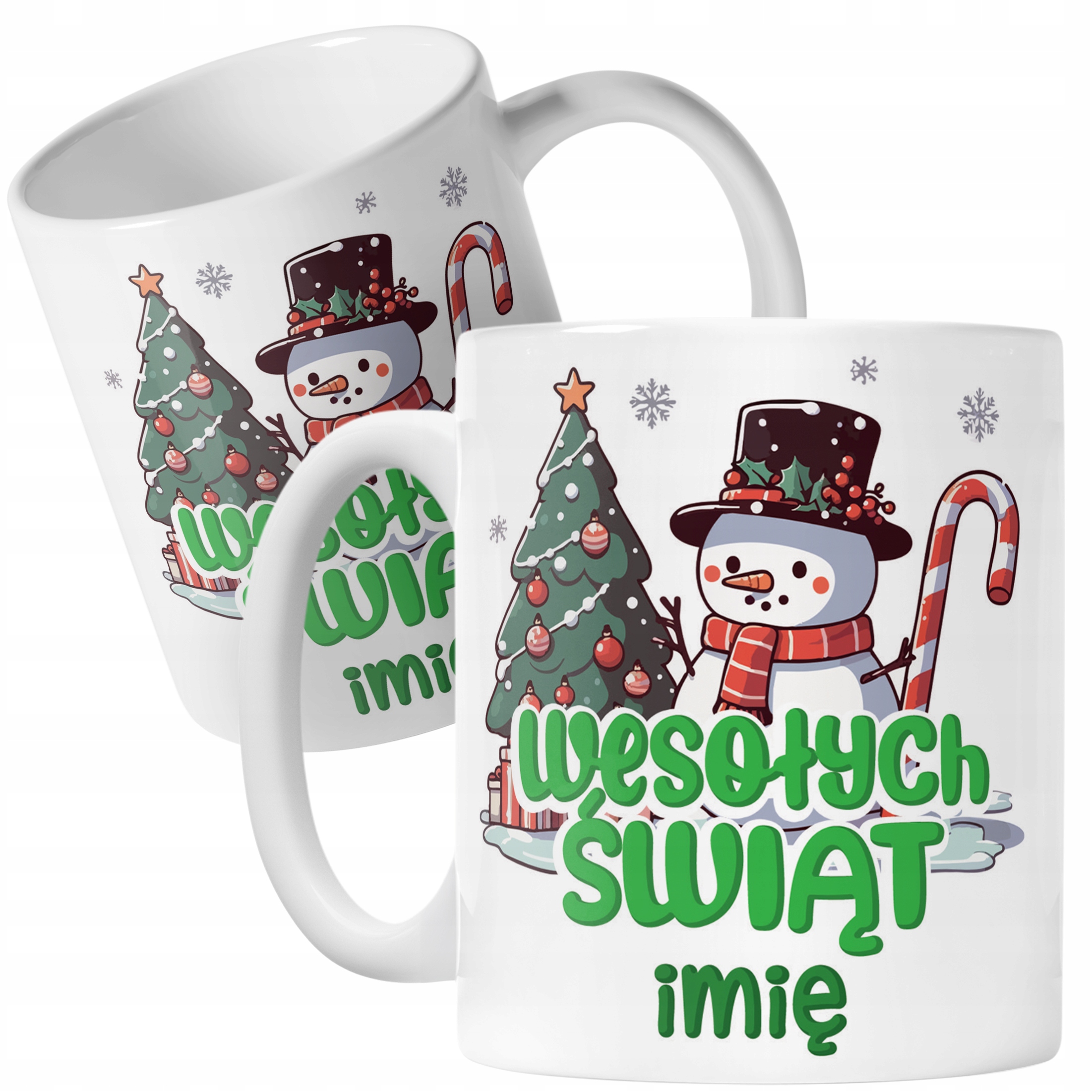 Kubek Ceramiczny Personalizowany Świąteczny Boże Narodzenie Prezent