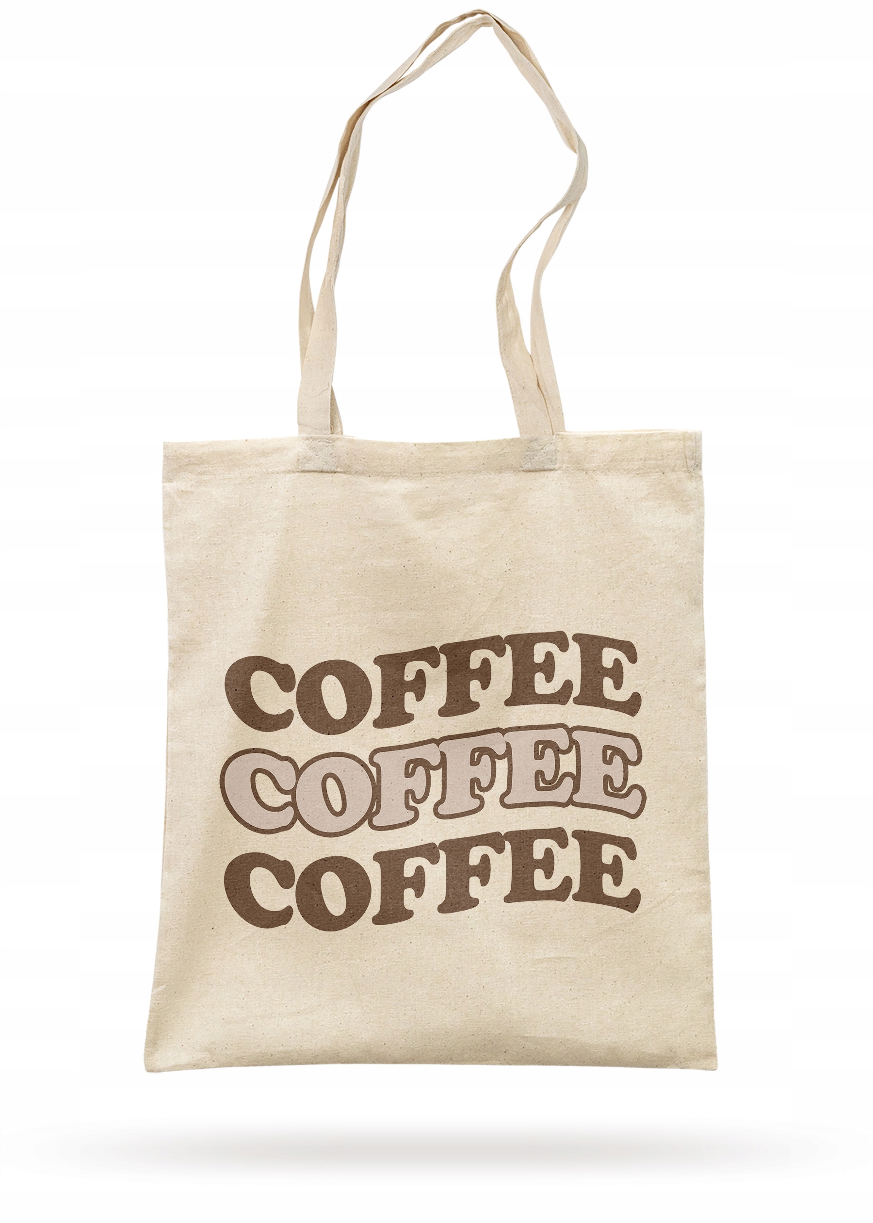 Torba bawełniana z dnem materiałowa na zakupy COFFEE Dla Miłośników Kawy