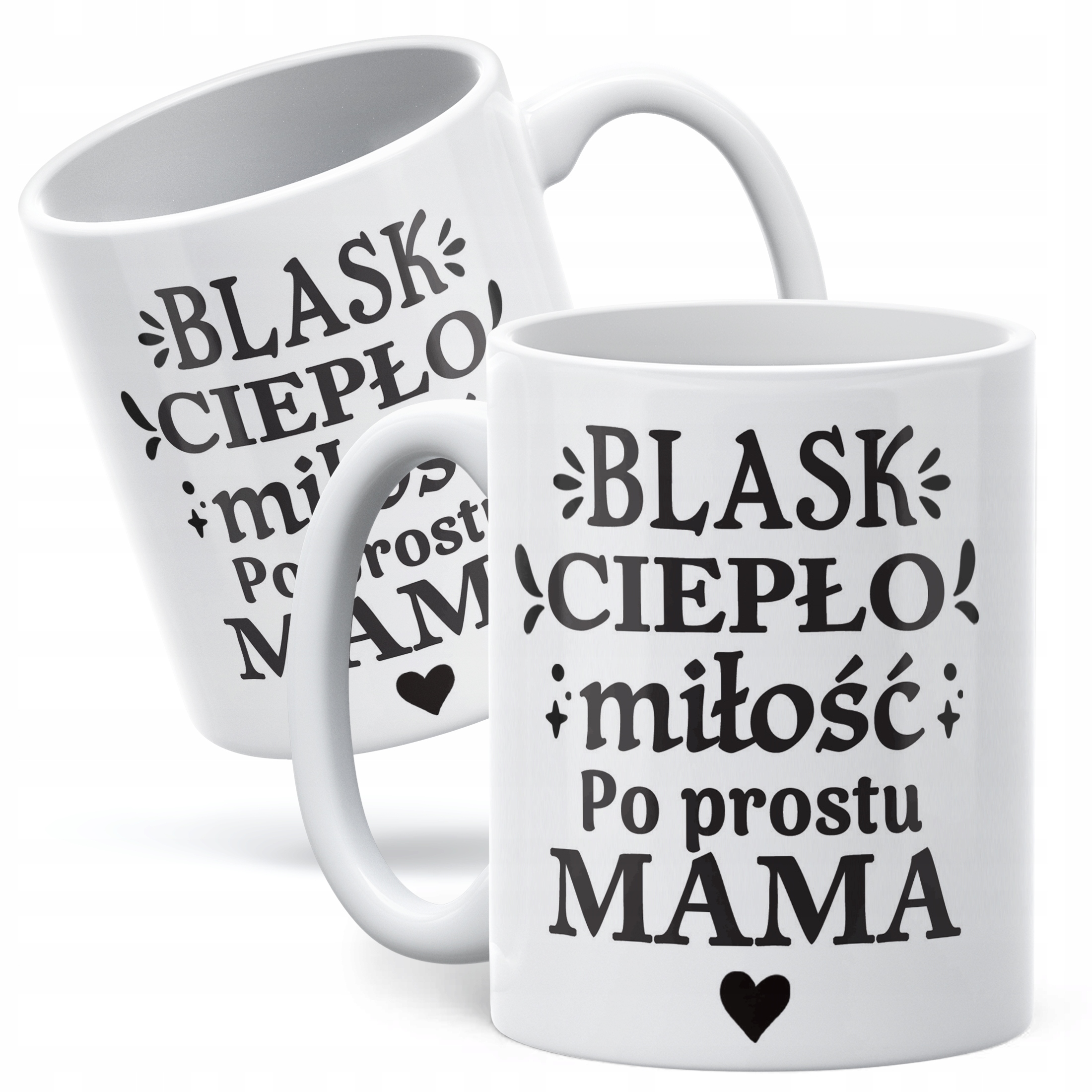 Kubek ceramiczny Dzień Matki Dla Mamy Prezent Blask Ciepło Miłość