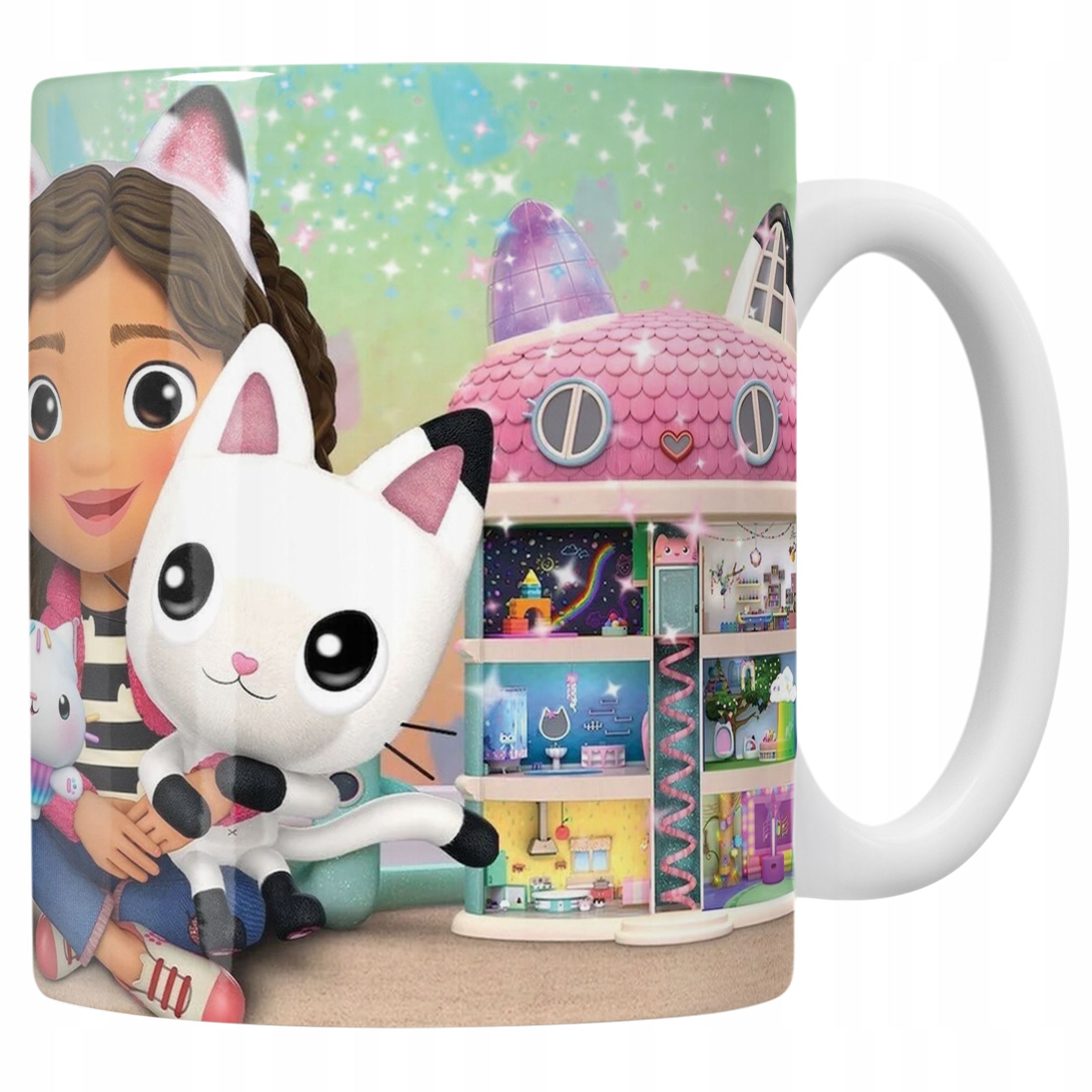 Kubek ceramiczny Koci Domek Gabi Dla Fana Bajki Dla Dzieci Prezent