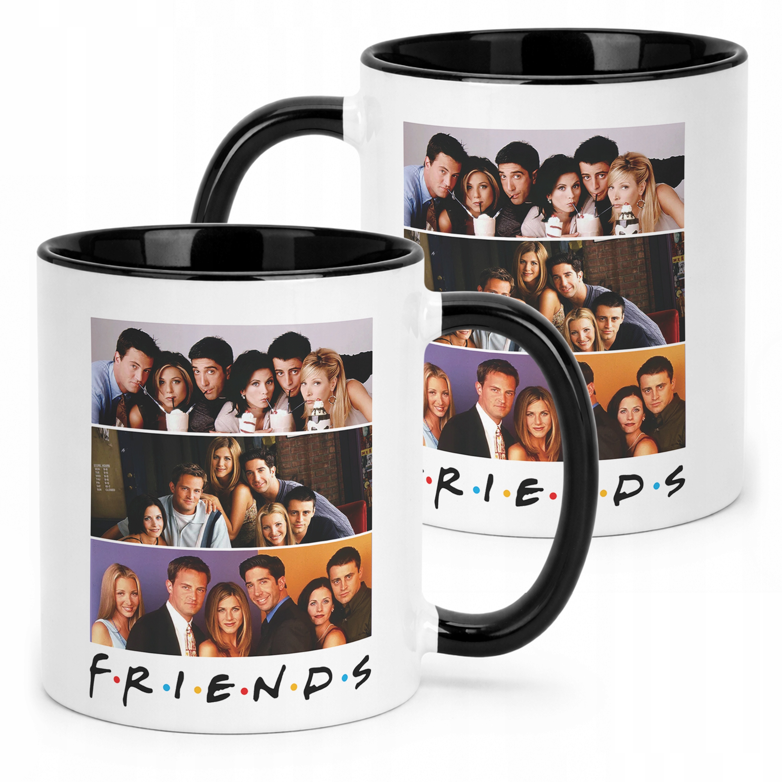 Kubek Czarny Friends Przyjaciele Dla Fanów Serialu Prezent Upominek