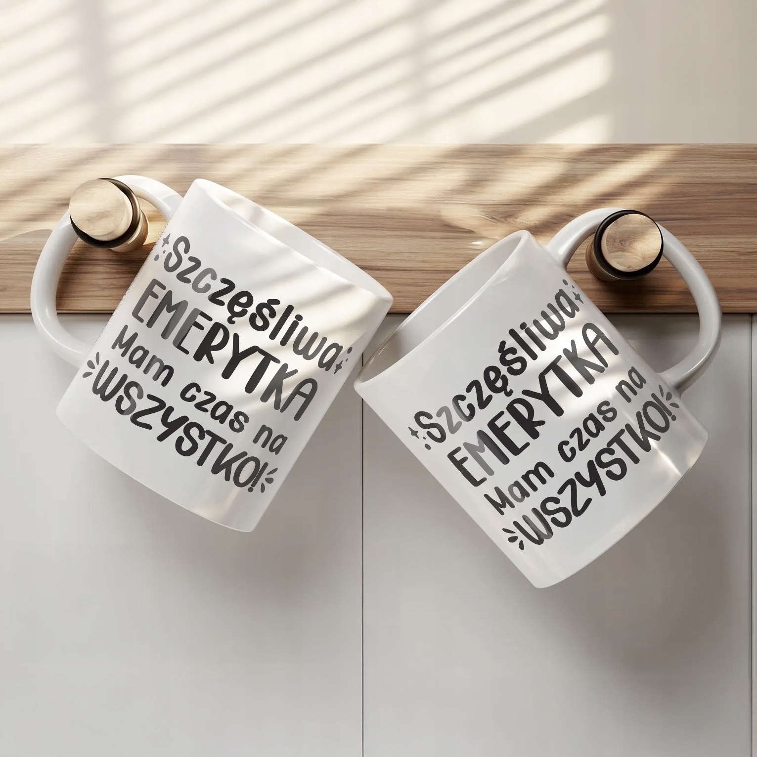 Kubek ceramiczny z okazji Emerytury Dla Emerytki Prezent Upominek