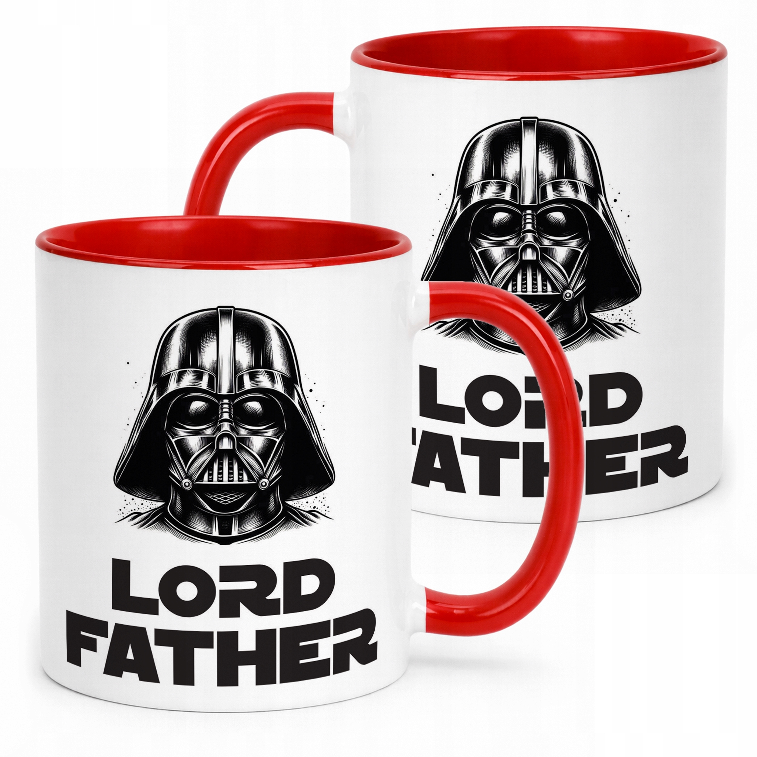 Kubek Czerwony Dzień Ojca Dla Taty Lord Father Prezent