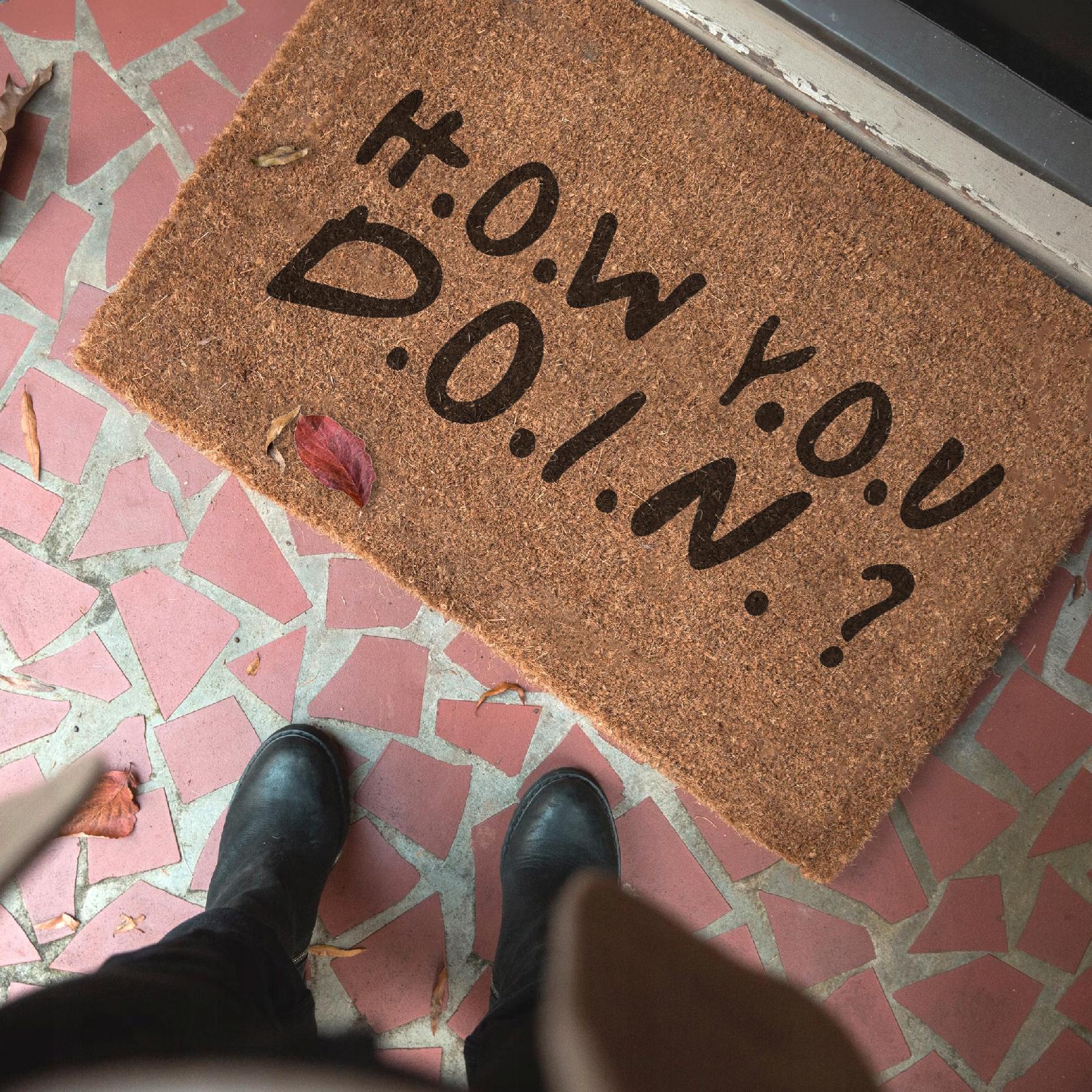 Wycieraczka How You Doin FRIENDS Przyjaciele pod drzwi kokosowa 60×40