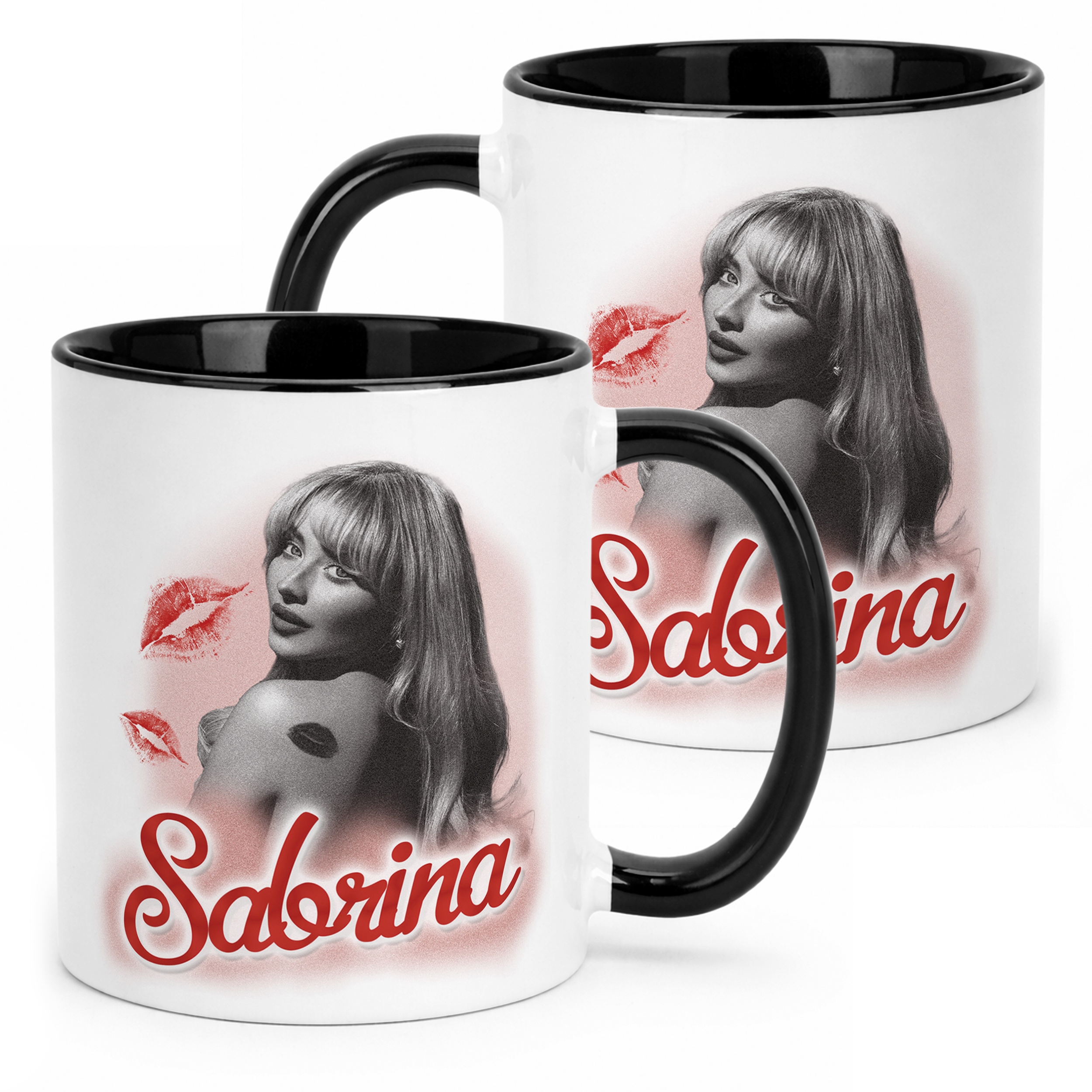 Kubek Czarny Sabrina Carpenter Dla Fanów Prezent Upominek