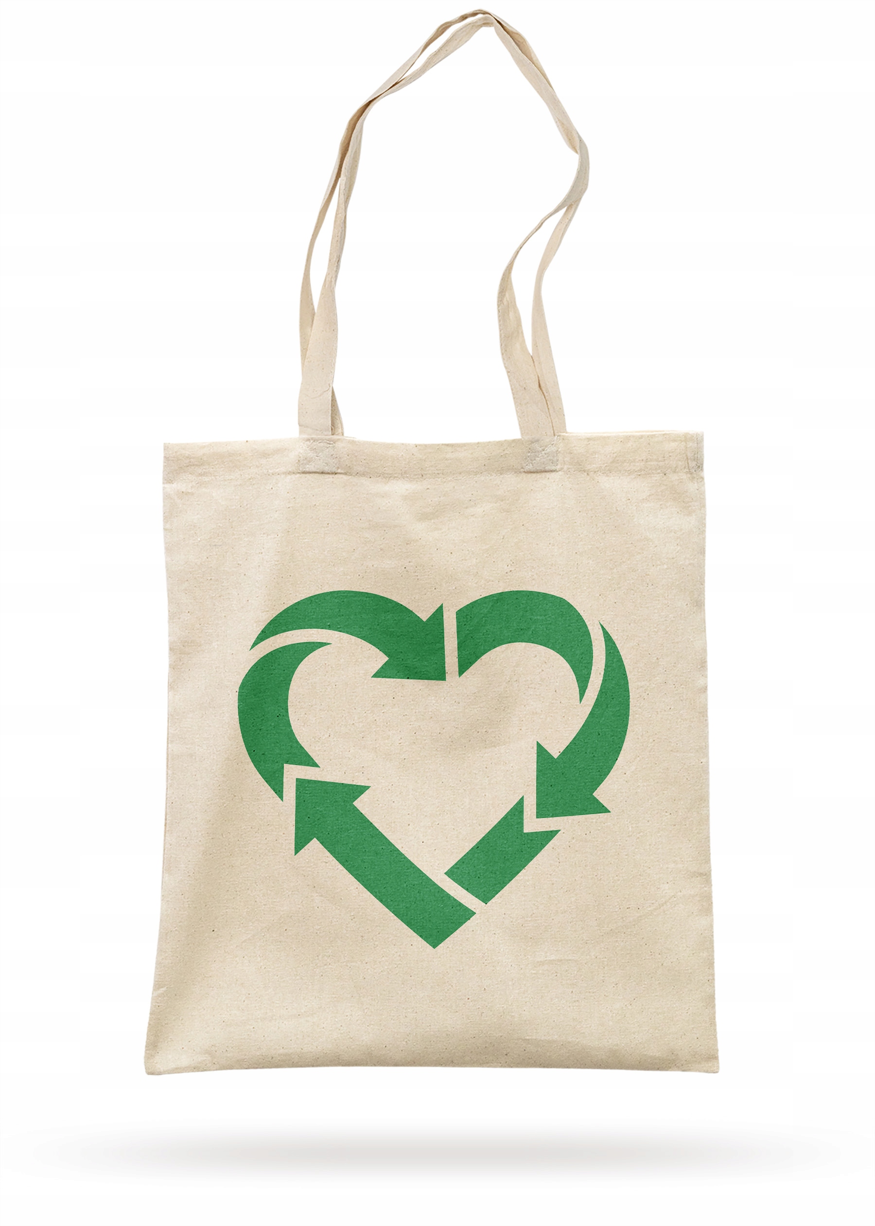 Torba bawełniana z dnem materiałowa na zakupy Ekologia Środowisko Recykling