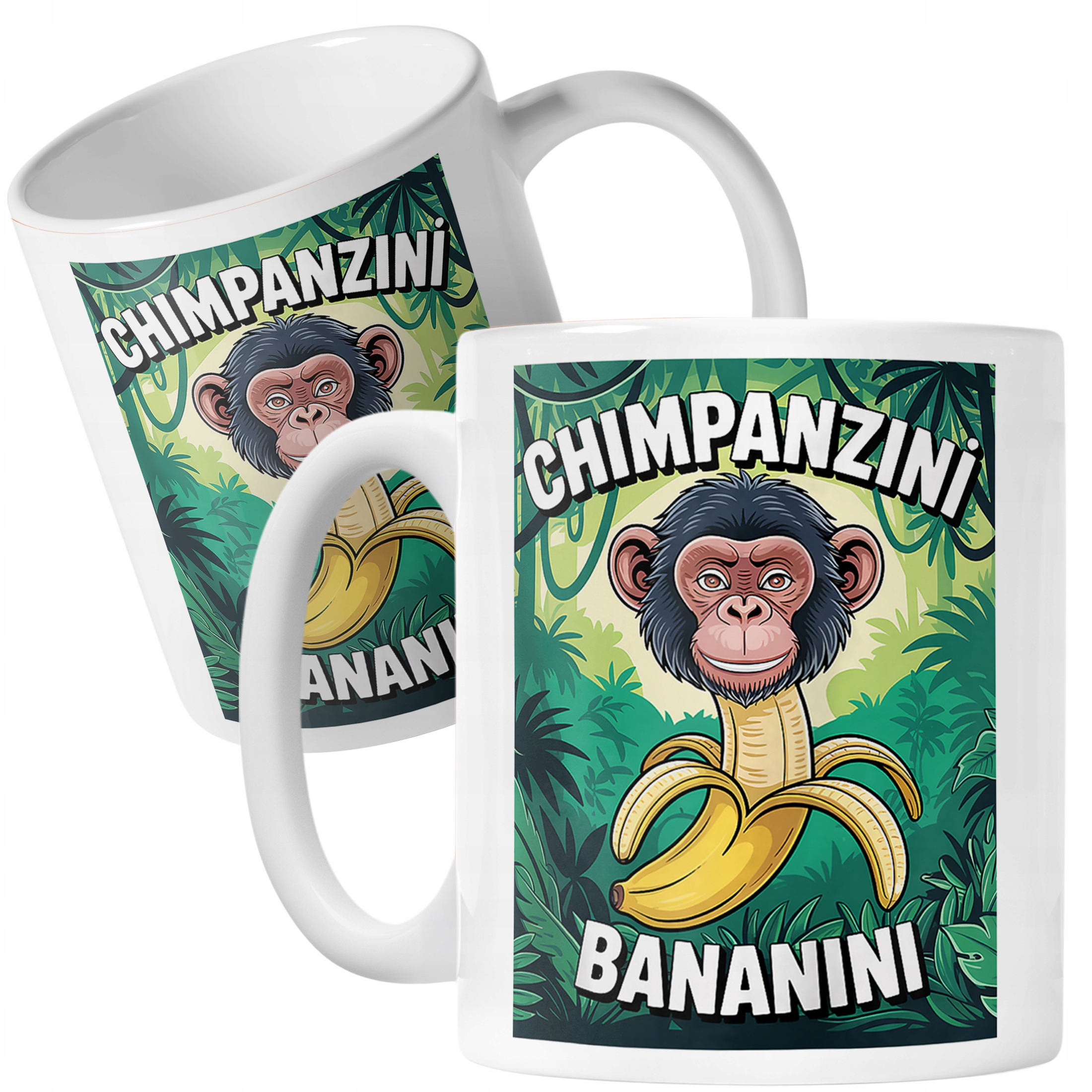 Kubek ceramiczny Chimpanzini Bananini viral tiktok brainrot