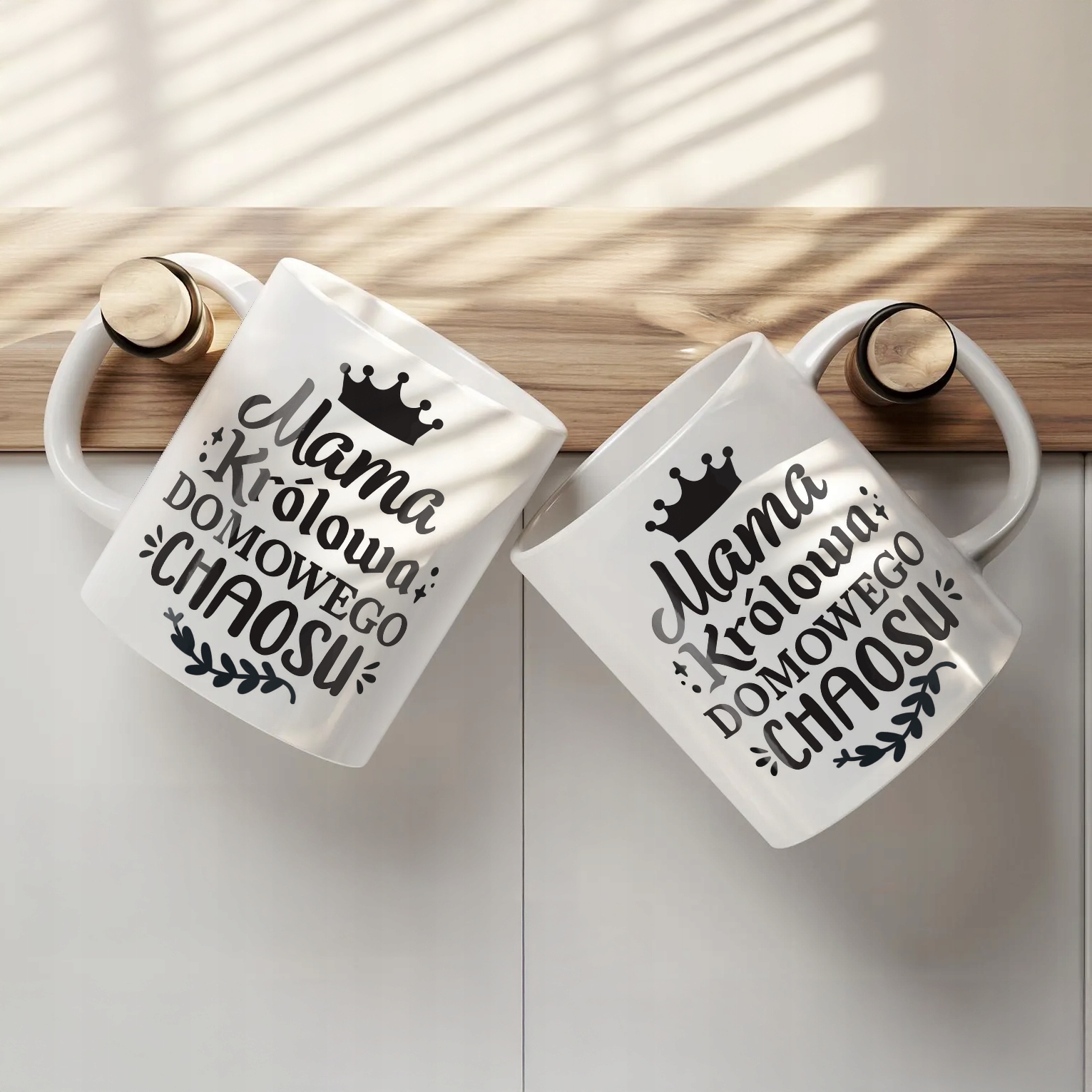 Kubek ceramiczny Dzień Matki Dla Mamy Prezent Królowa Domowego Chaosu