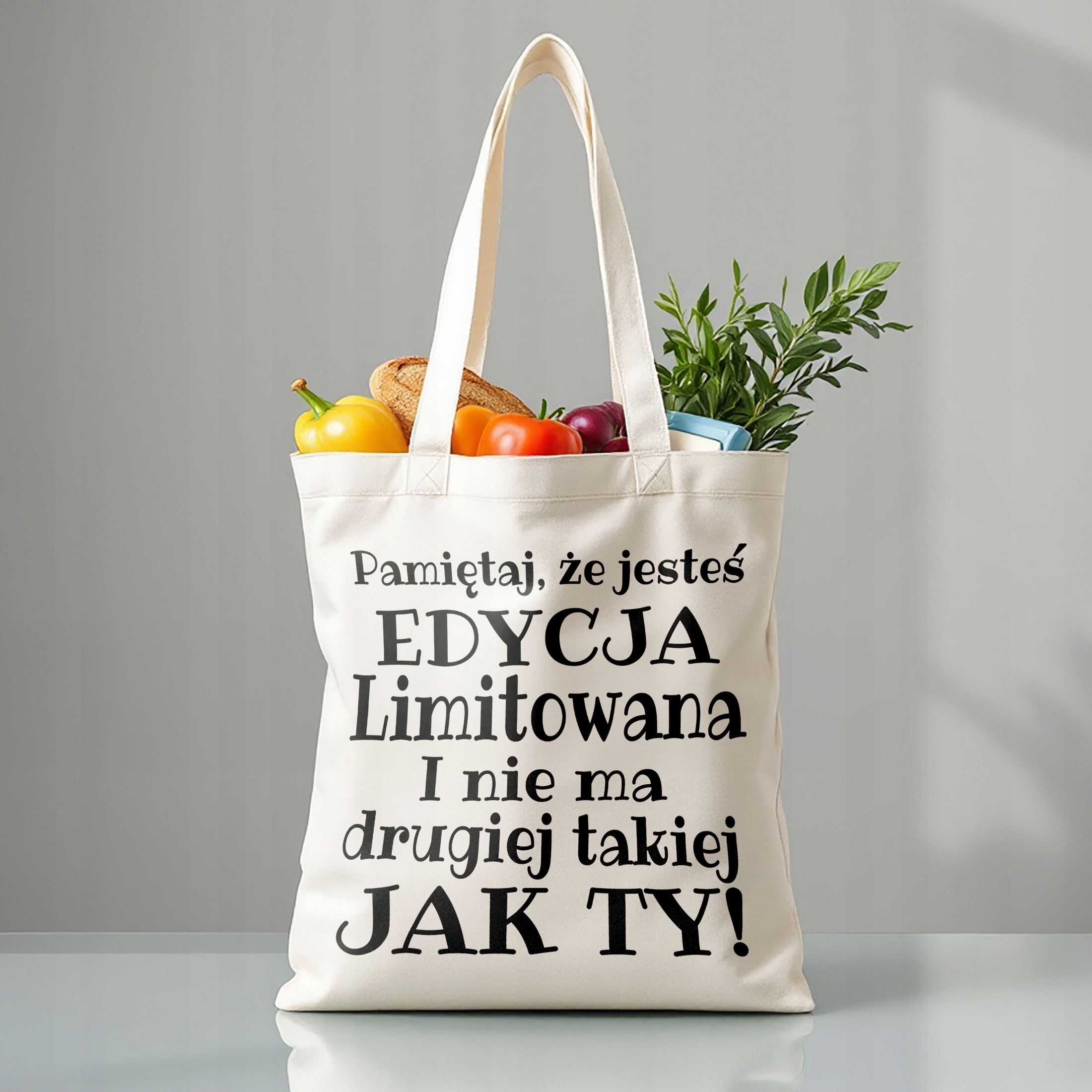 Torba bawełniana premium Edycja Limitowana Zabawny Prezent