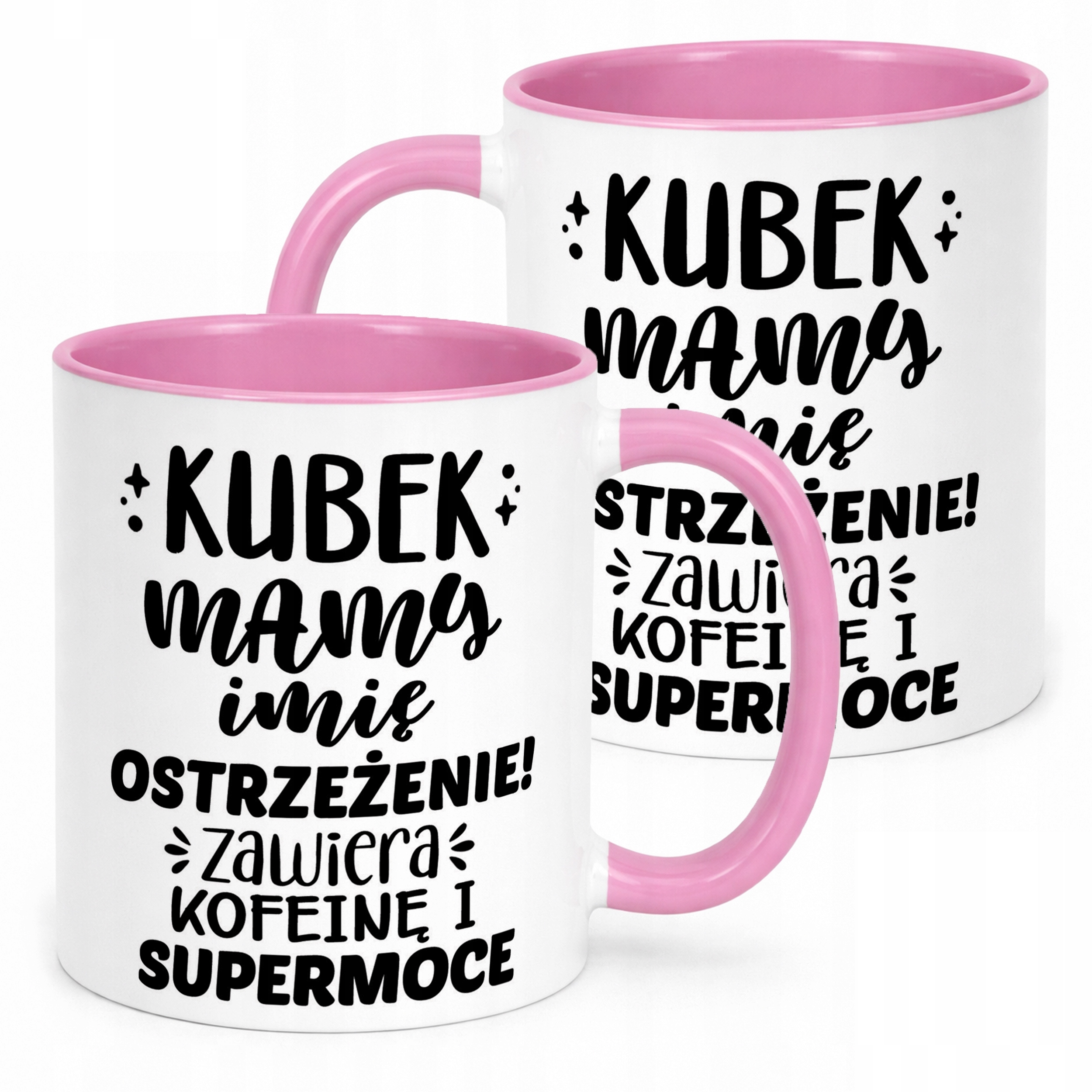 Kubek Różowy Personalizowany Dzień Matki Dla Mamy Prezent Upominek
