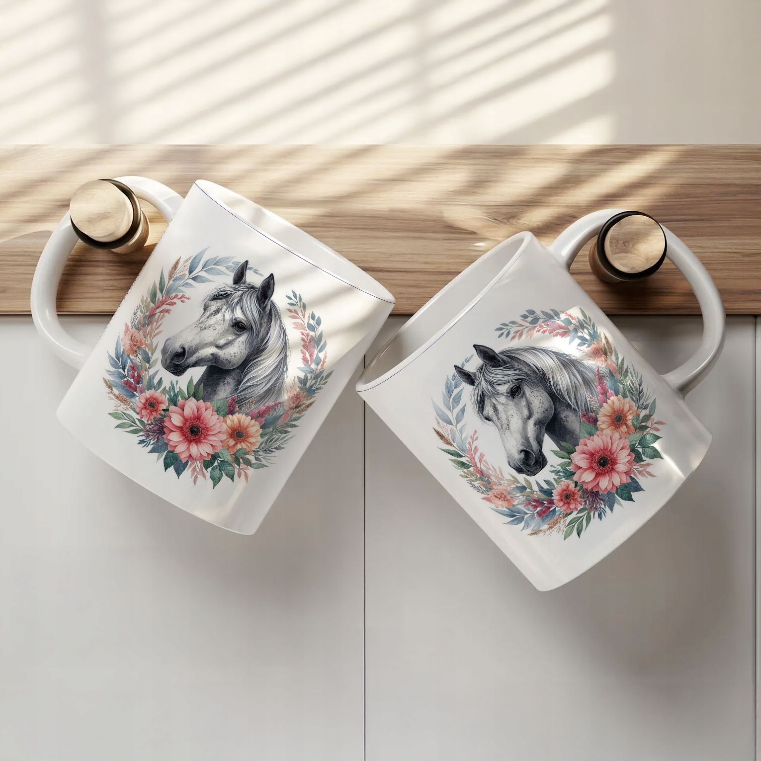 Kubek ceramiczny Z Koniem Koń Słodki Dla Dzieci Dla Koniar Prezent