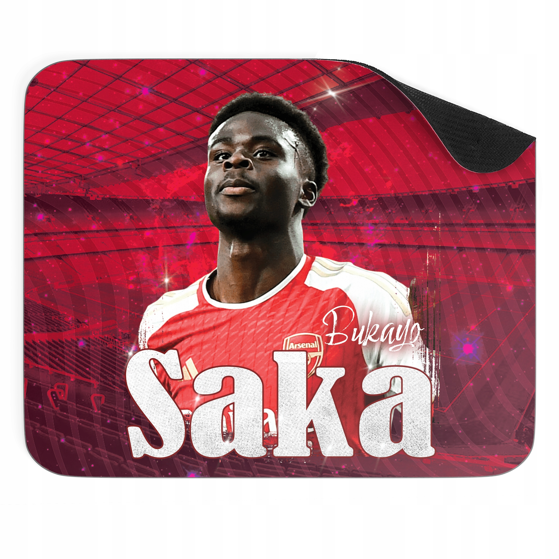 Zestaw Kubek Piłkarski + Podkładka pod mysz Bukayo Saka Arsenal