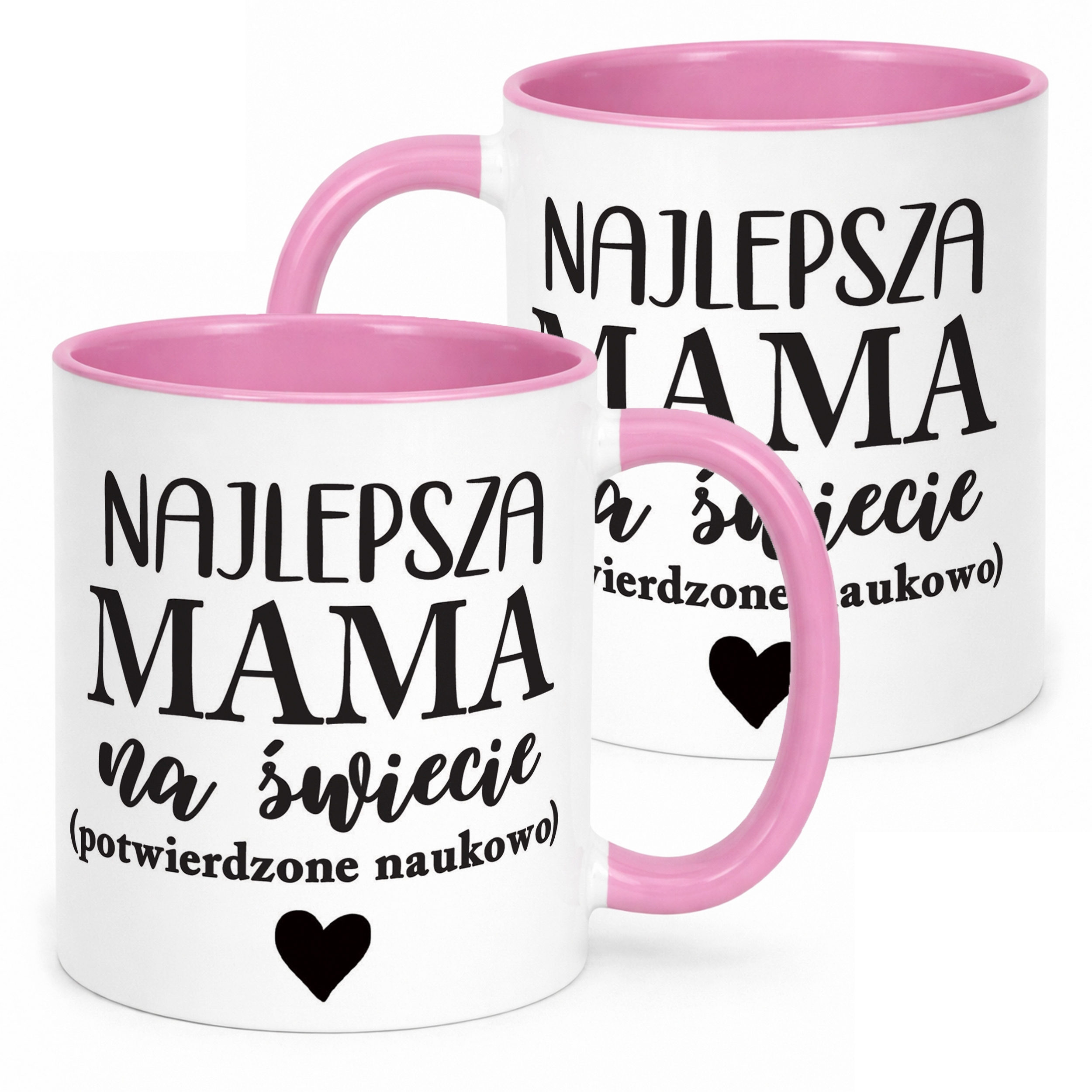 Kubek Różowy Dzień Matki Dla Mamy Prezent Najlepsza Mama na Świecie