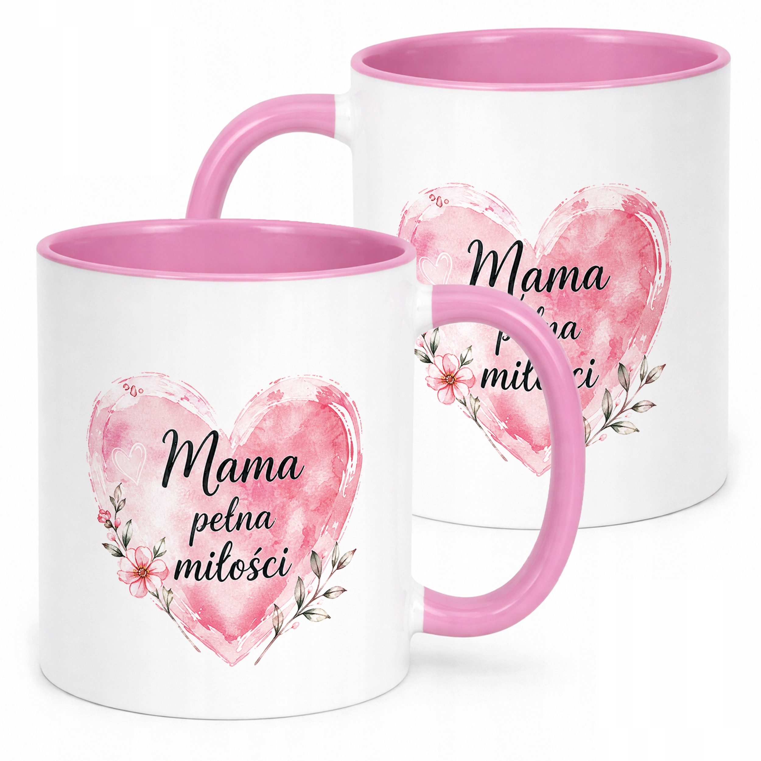 Prezent na Dzień Matki kubek różowy dla mamy piękny upominek dla mamy