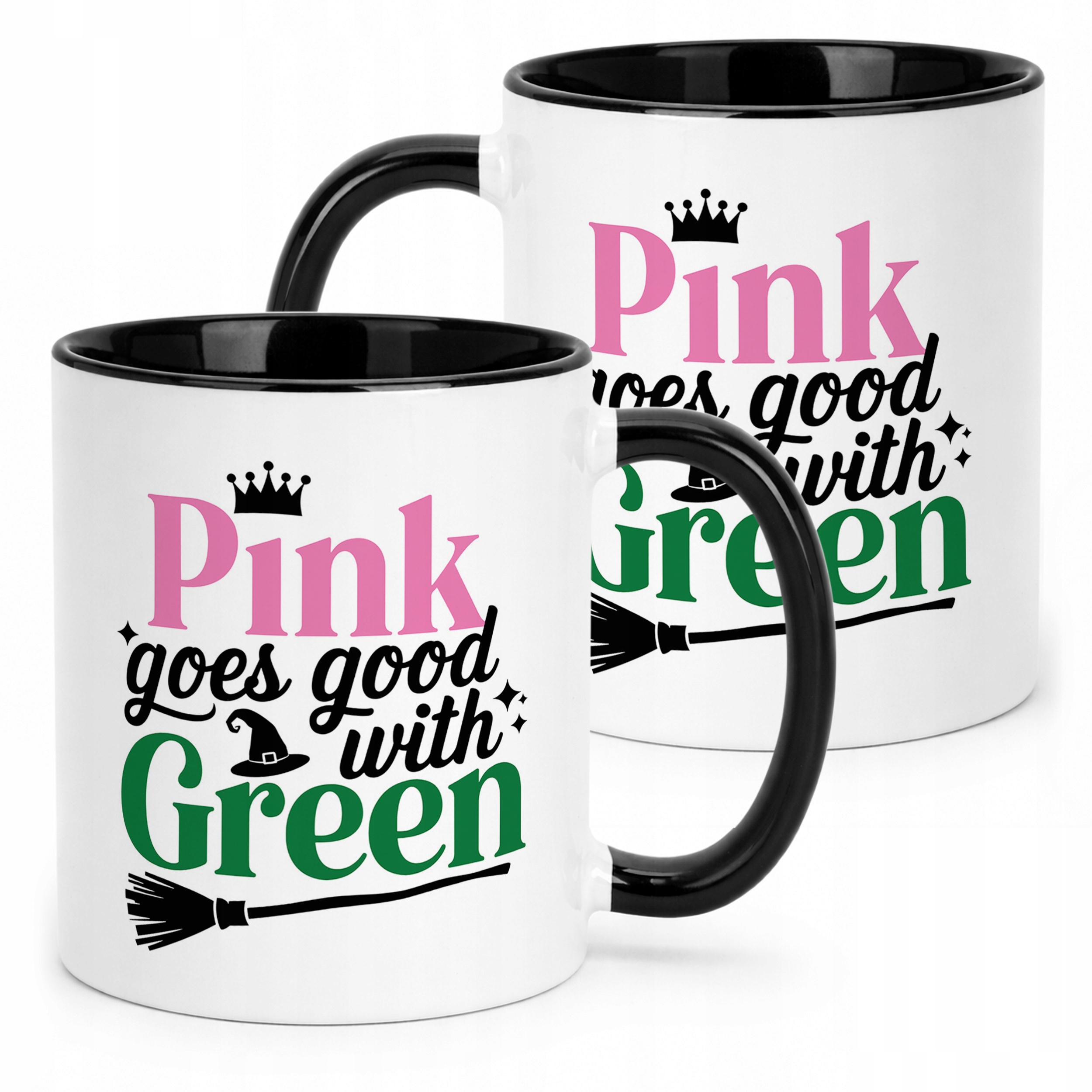 Kubek Czarny Wicked For Good Oz Elphaba Glinda Dla Fanów Prezent