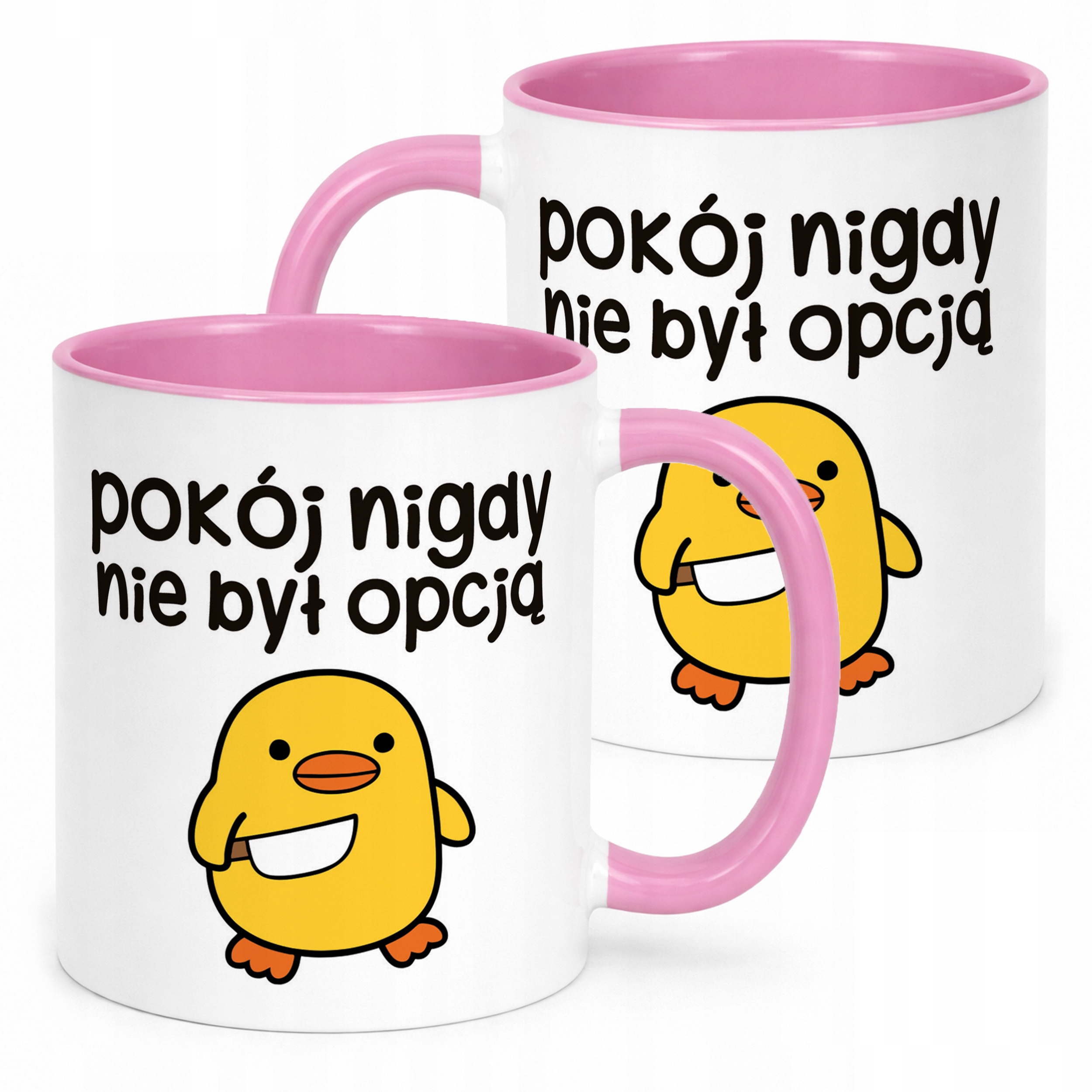 Kubek Różowy Pokój Nigdy Nie Był Opcją Śmieszny Zabawny Prezent