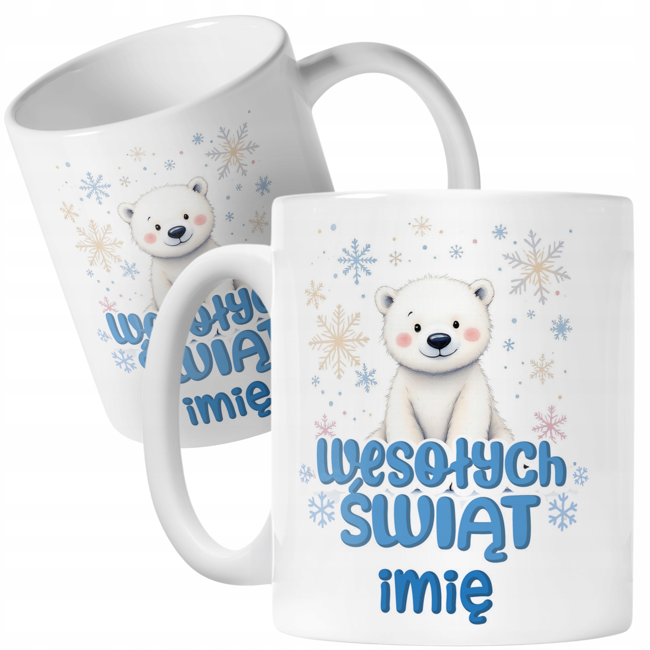 Kubek Ceramiczny Personalizowany Świąteczny Boże Narodzenie Prezent