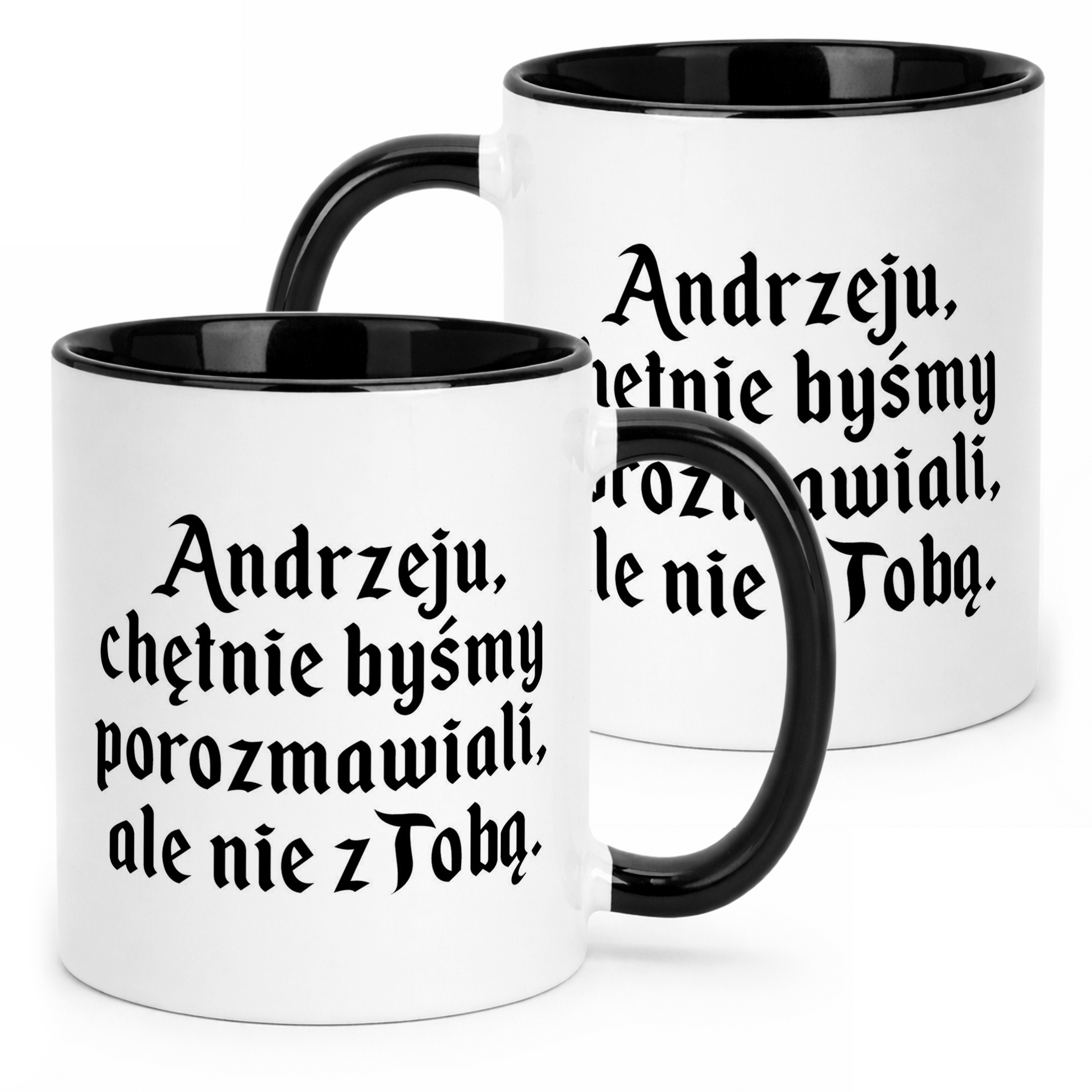 Kubek Czarny 1670 Andrzeju Chętnie Byśmy Porozmawiali Jan Paweł