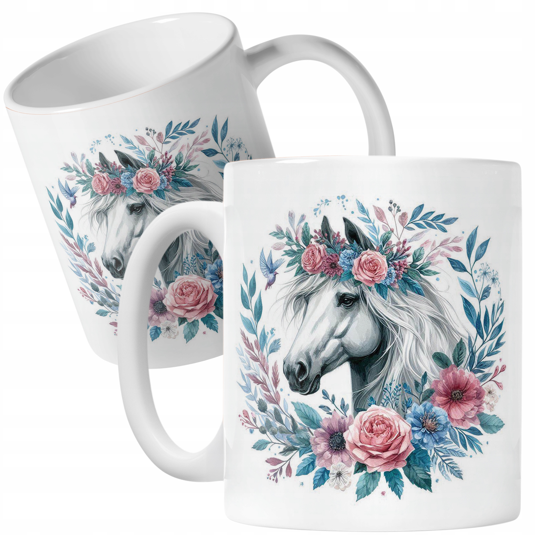 Kubek ceramiczny Z Koniem Koń Słodki Dla Dzieci Dla Koniar Prezent