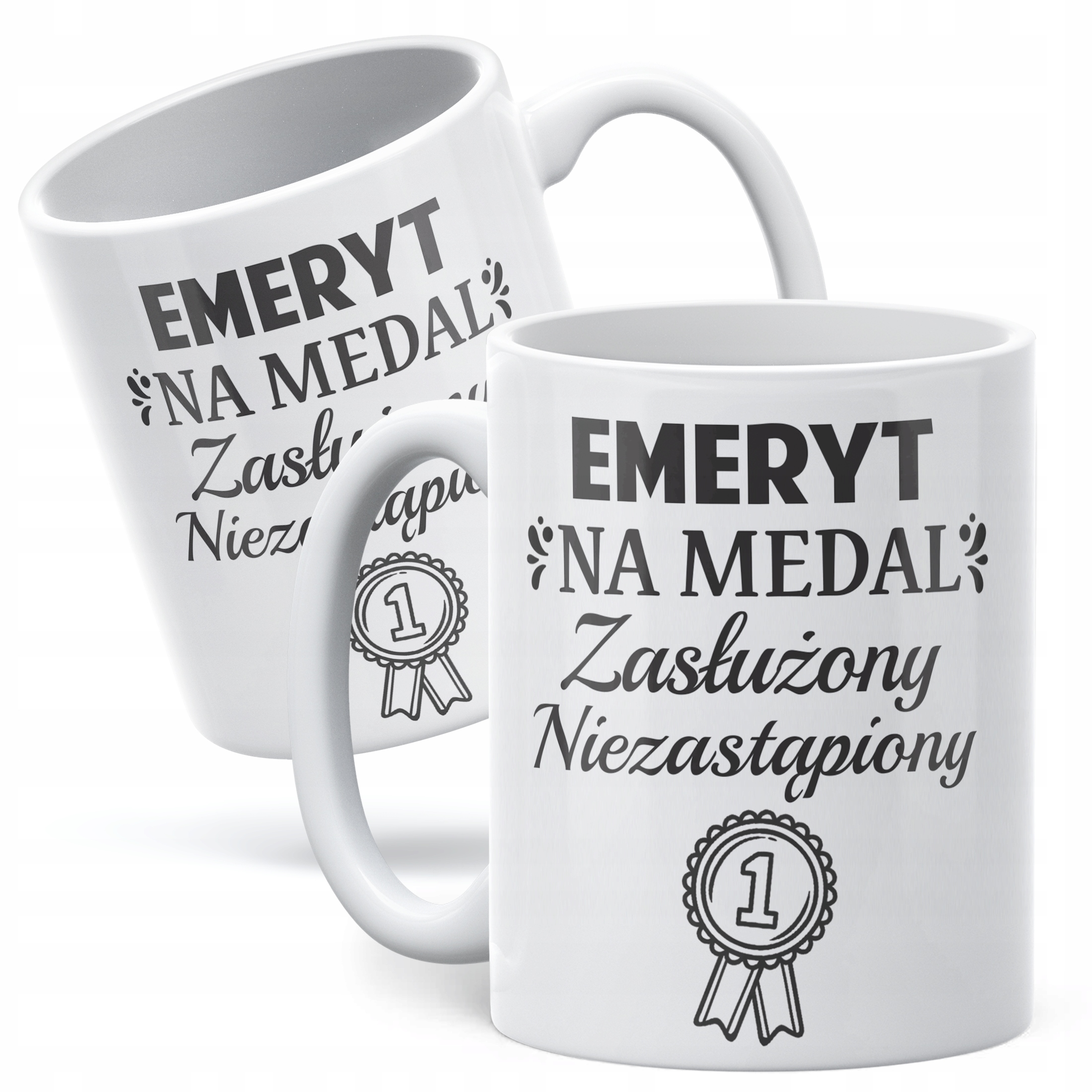 Kubek ceramiczny z okazji Emerytury Dla Emeryta Prezent Upominek