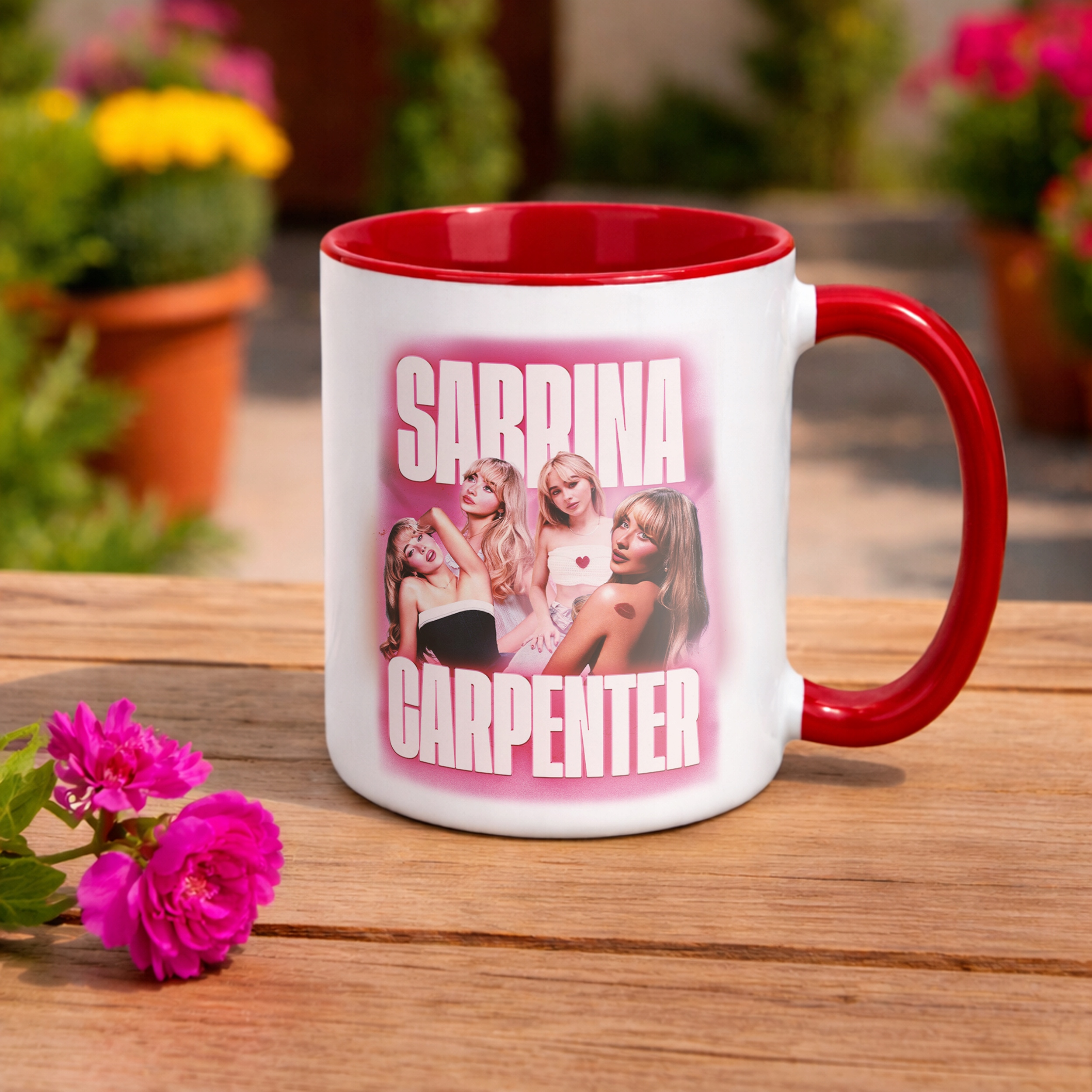 Kubek Czerwony Sabrina Carpenter Dla Fanów Prezent Upominek