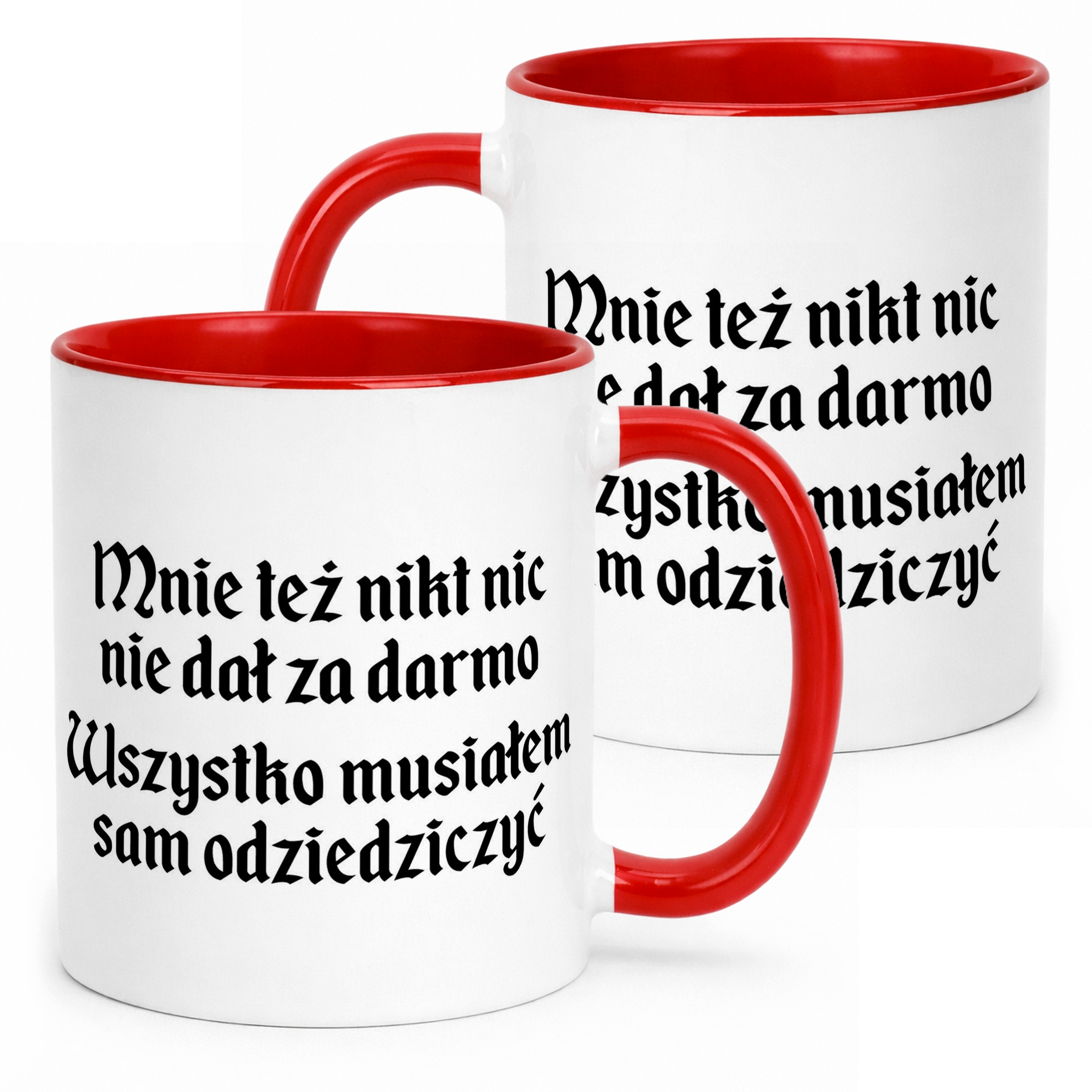 Kubek ceramiczny 1670 Musiałem Sam Odziedziczyć Jan Paweł Prezent
