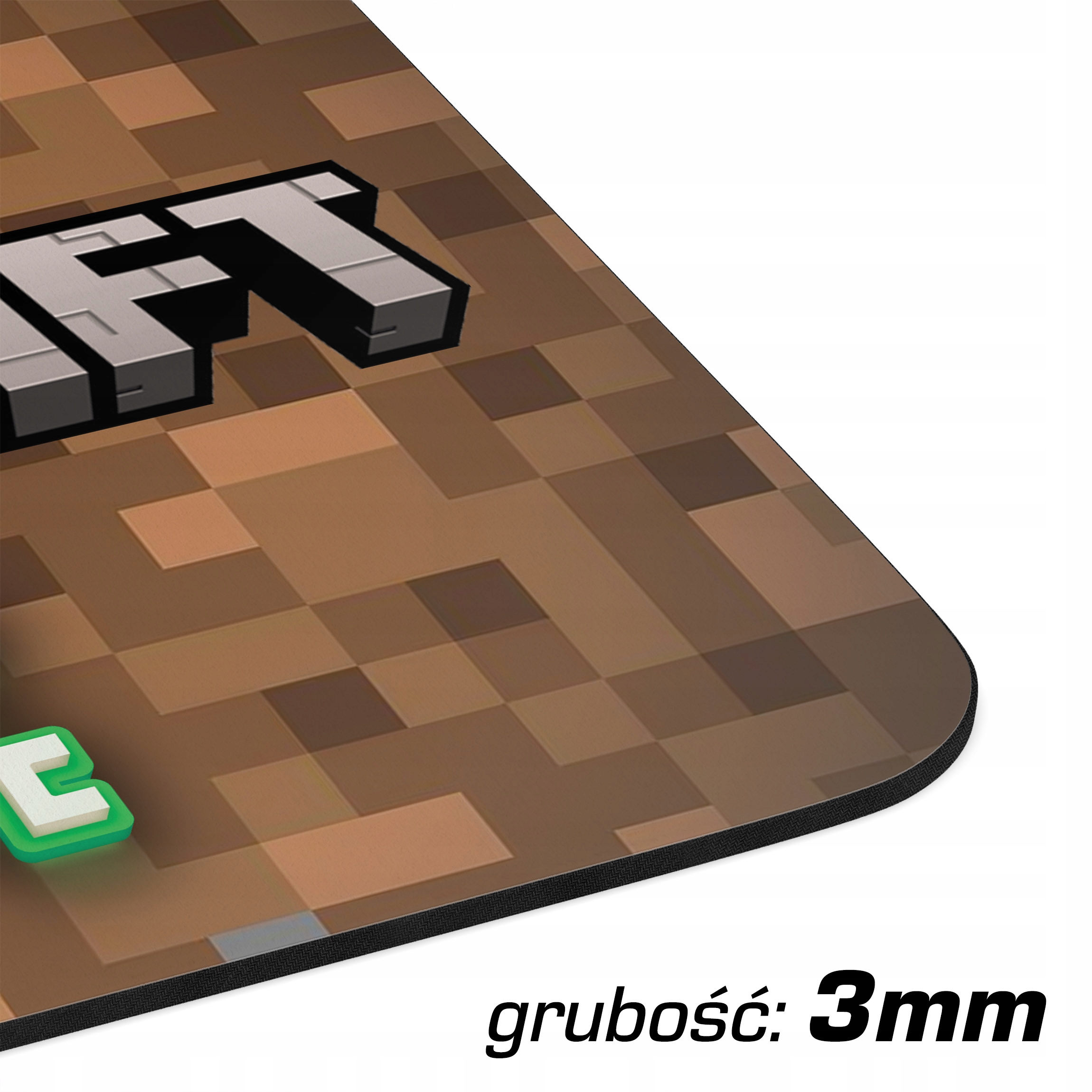 Podkładka pod mysz 22×18 cm personalizowana Stumble Guys z twoim imieniem