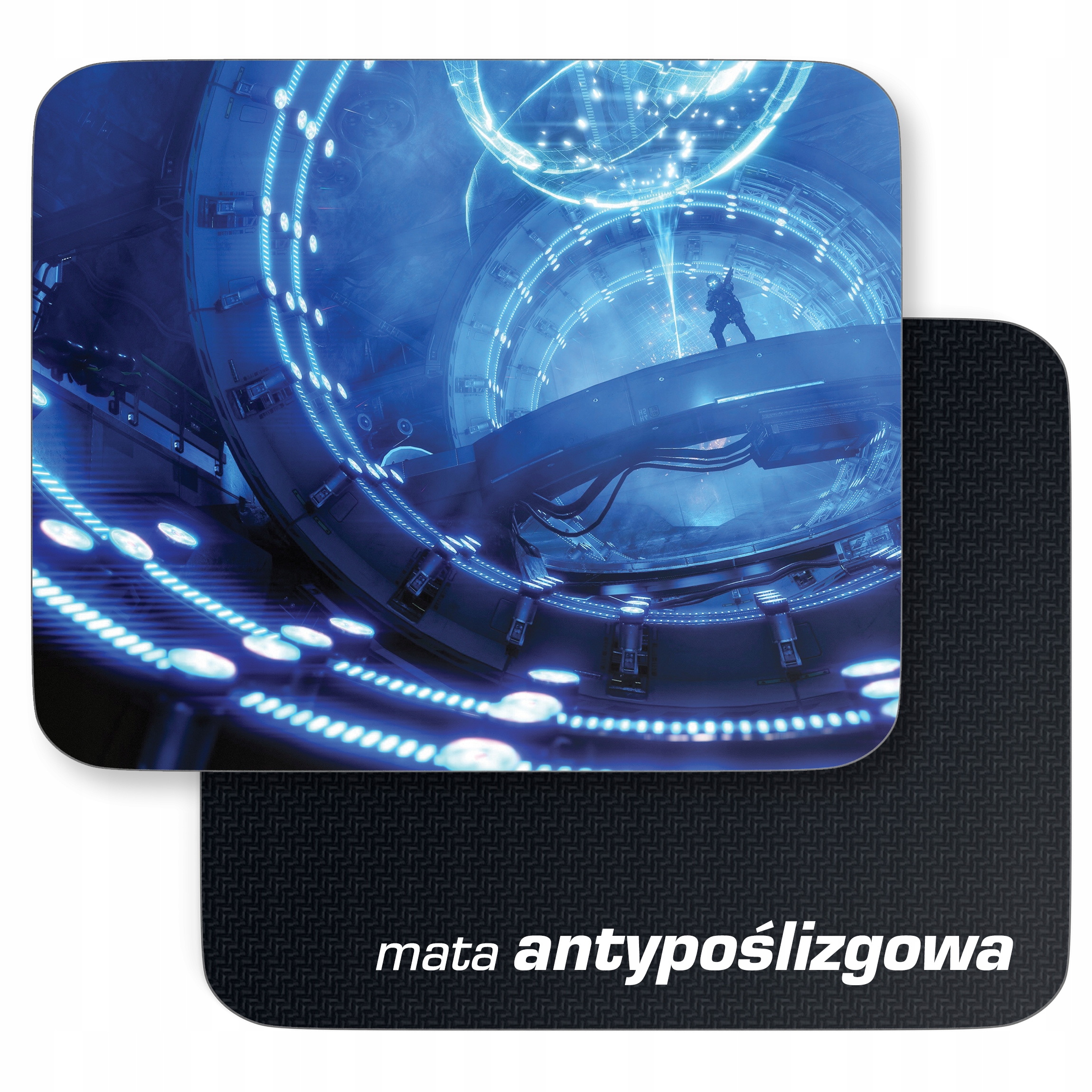 Podkładka pod mysz 22×18 cm Hologramy Żołnierz Przyszłość dla graczy