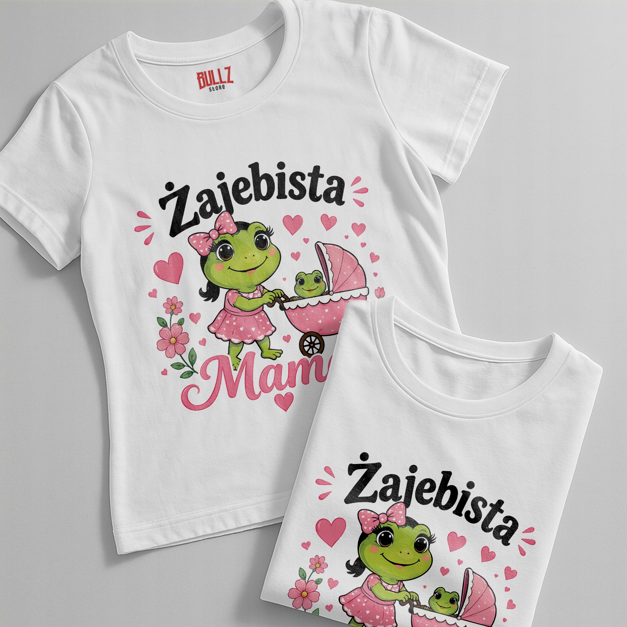 Koszulka biała damska Dzień Matki Dla Mamy Prezent Upominek r. S